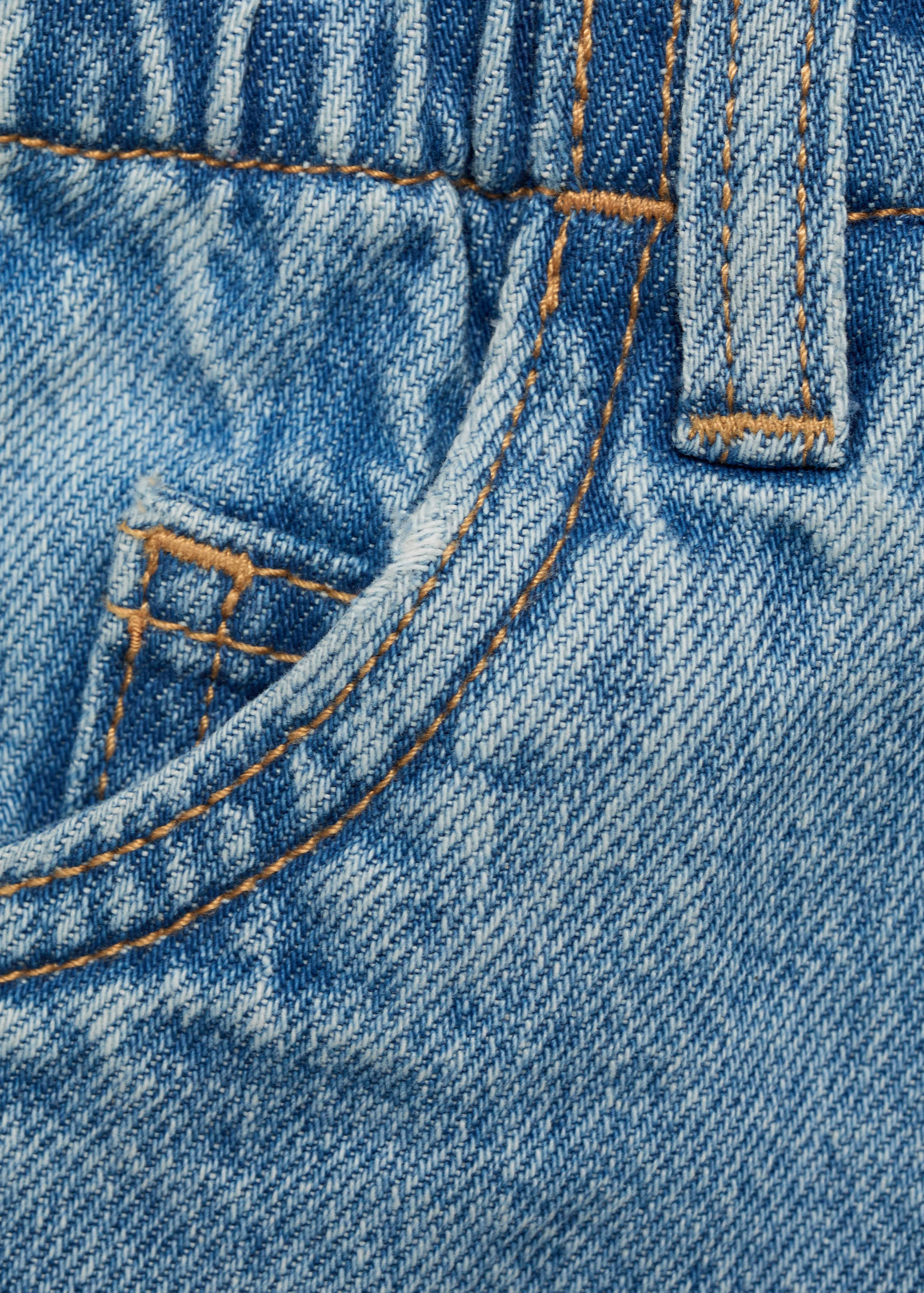 Paperbag denim skirt - Details of the article 8