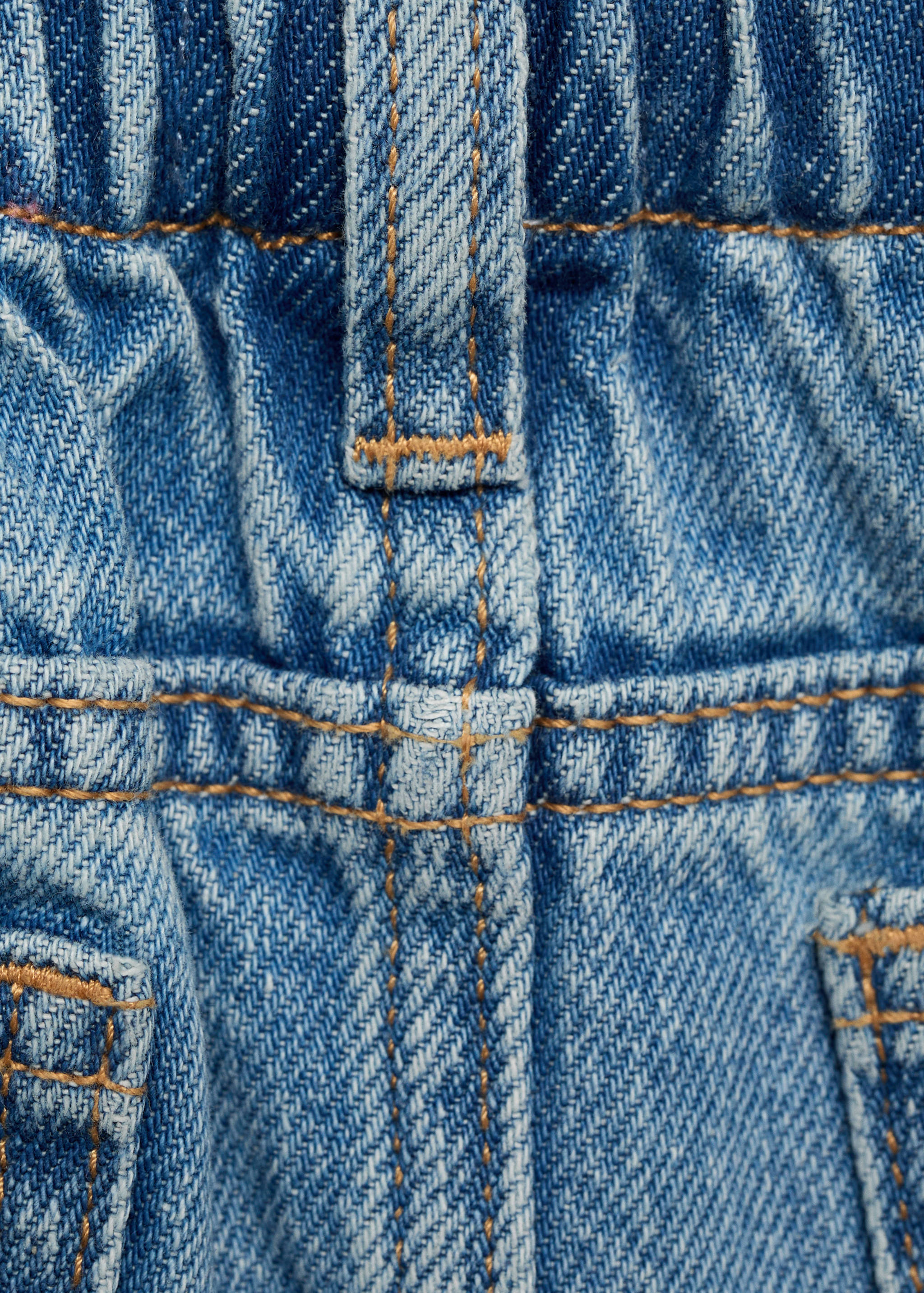 Paperbag denim skirt - Details of the article 0