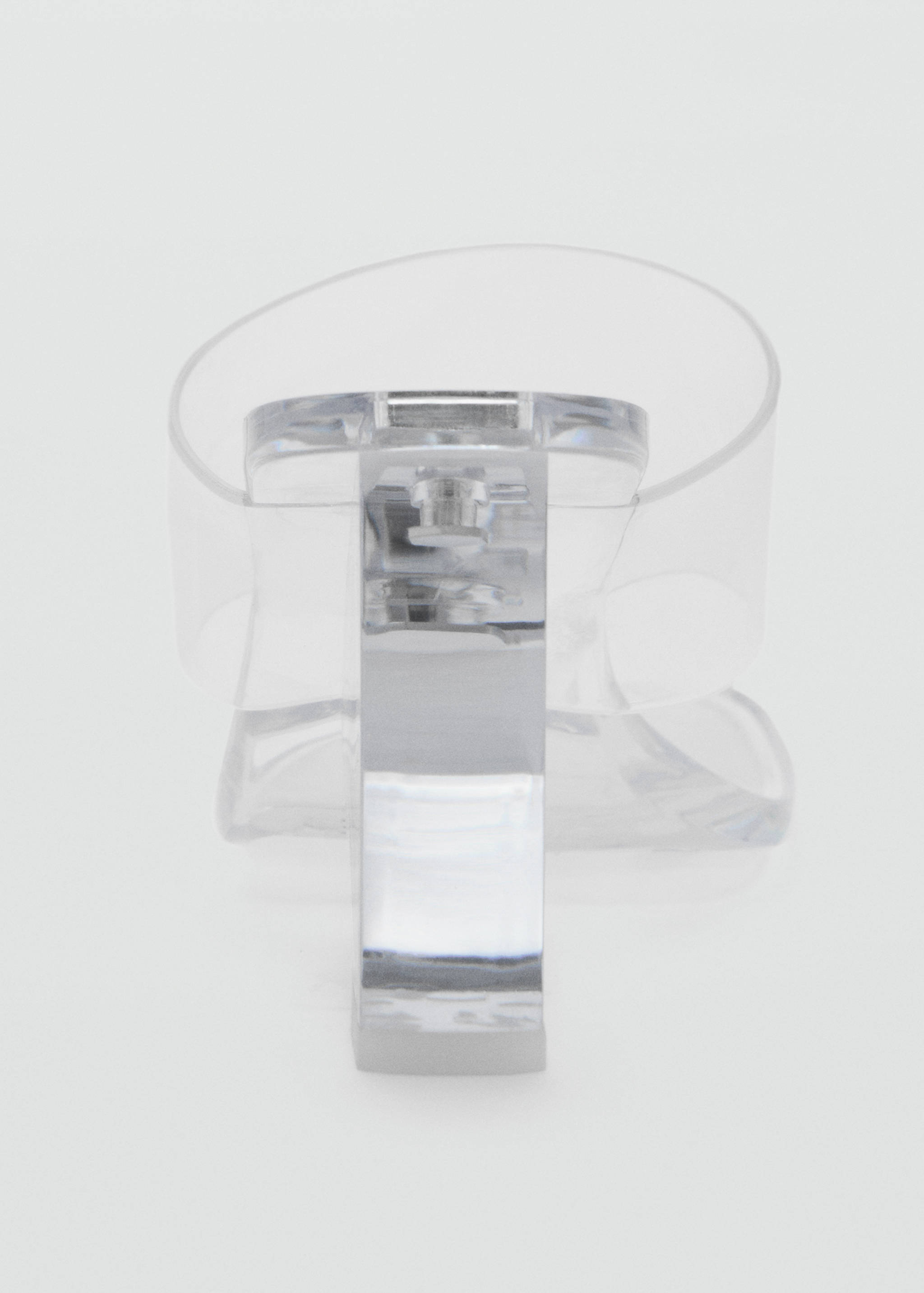 Transparent vinyl wedge sandals - Details of the article 3