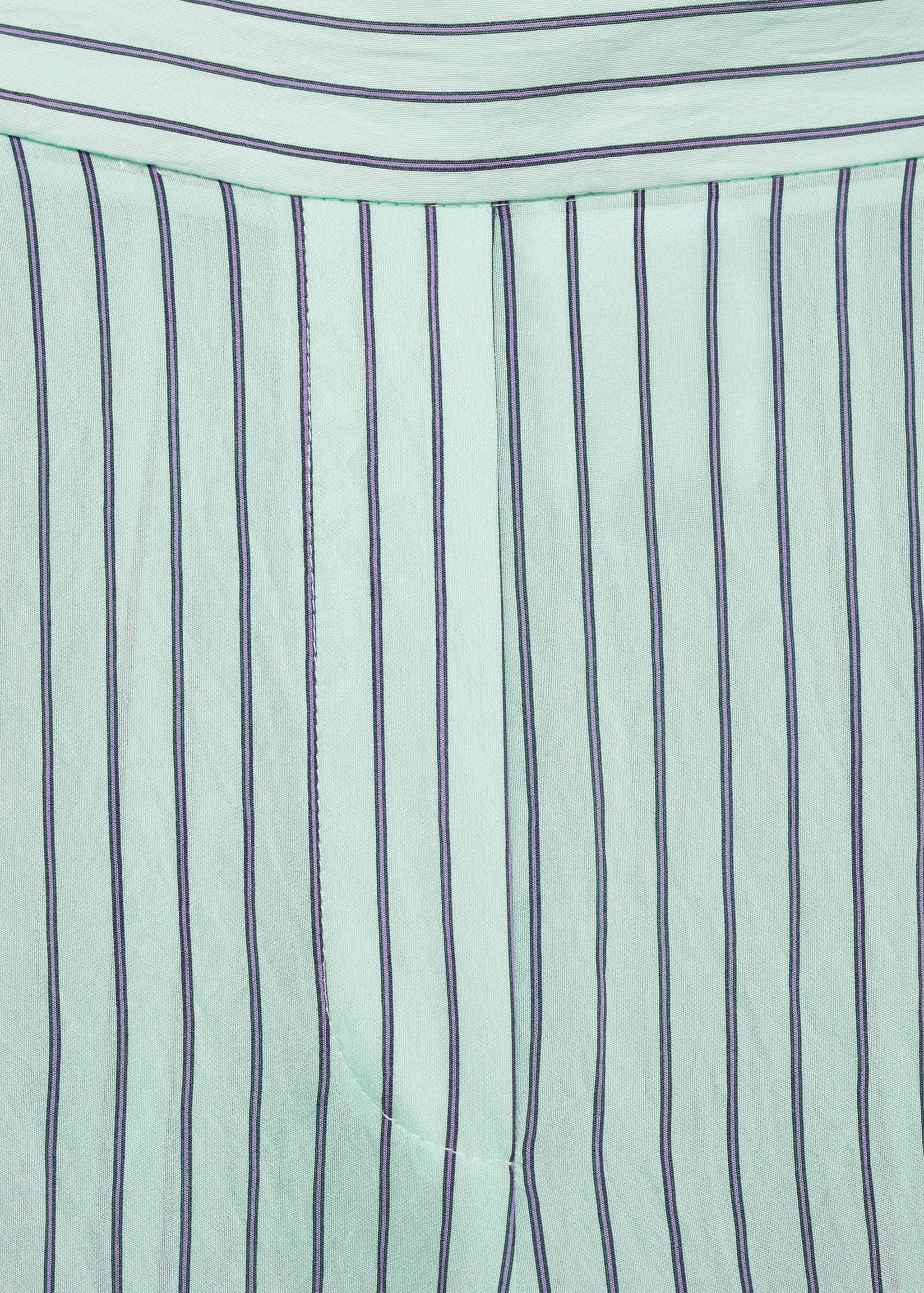 Striped flowy trousers - Details of the article 8