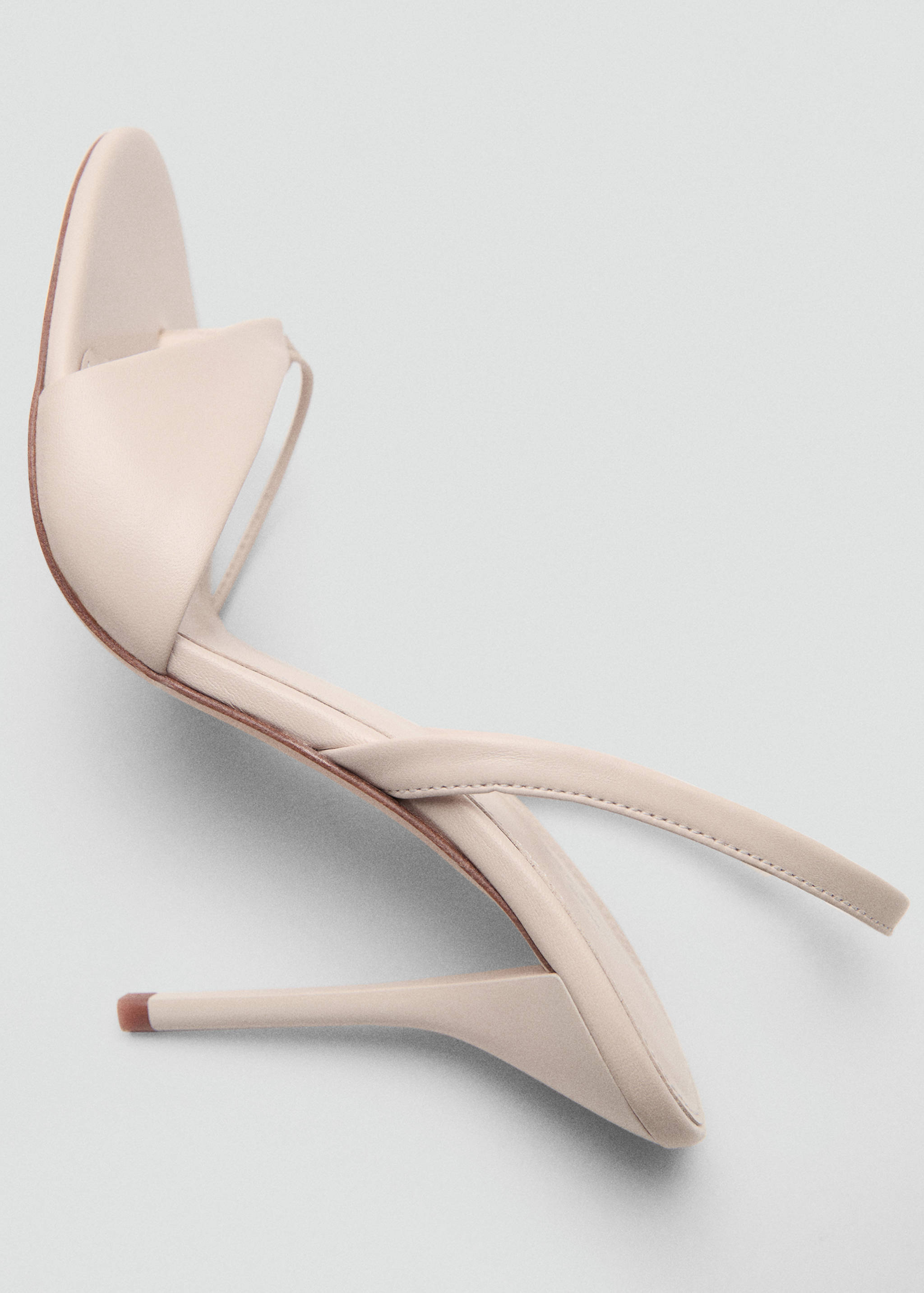 Sandales en cuir à talons contrastés - Détail de l'article 5