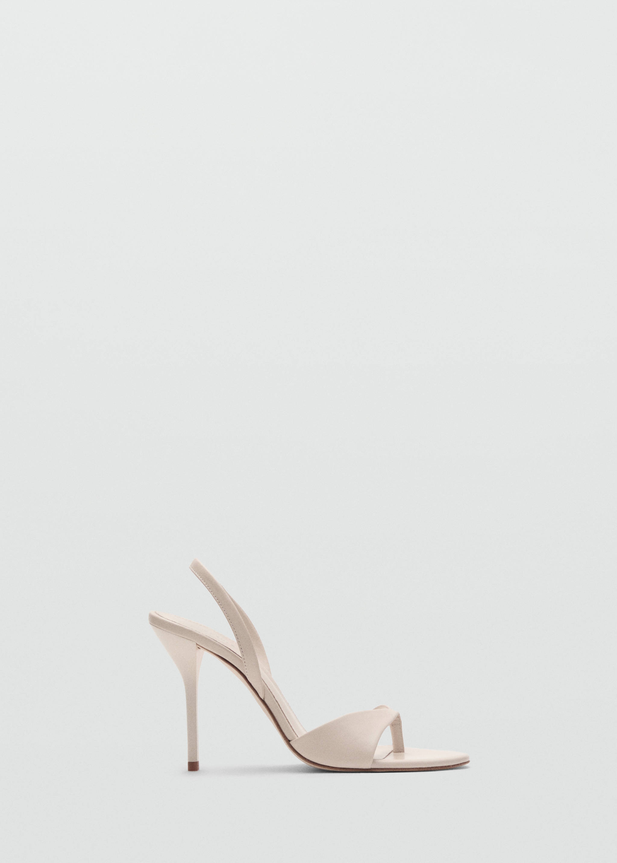 Sandales en cuir à talons contrastés - Article sans modèle