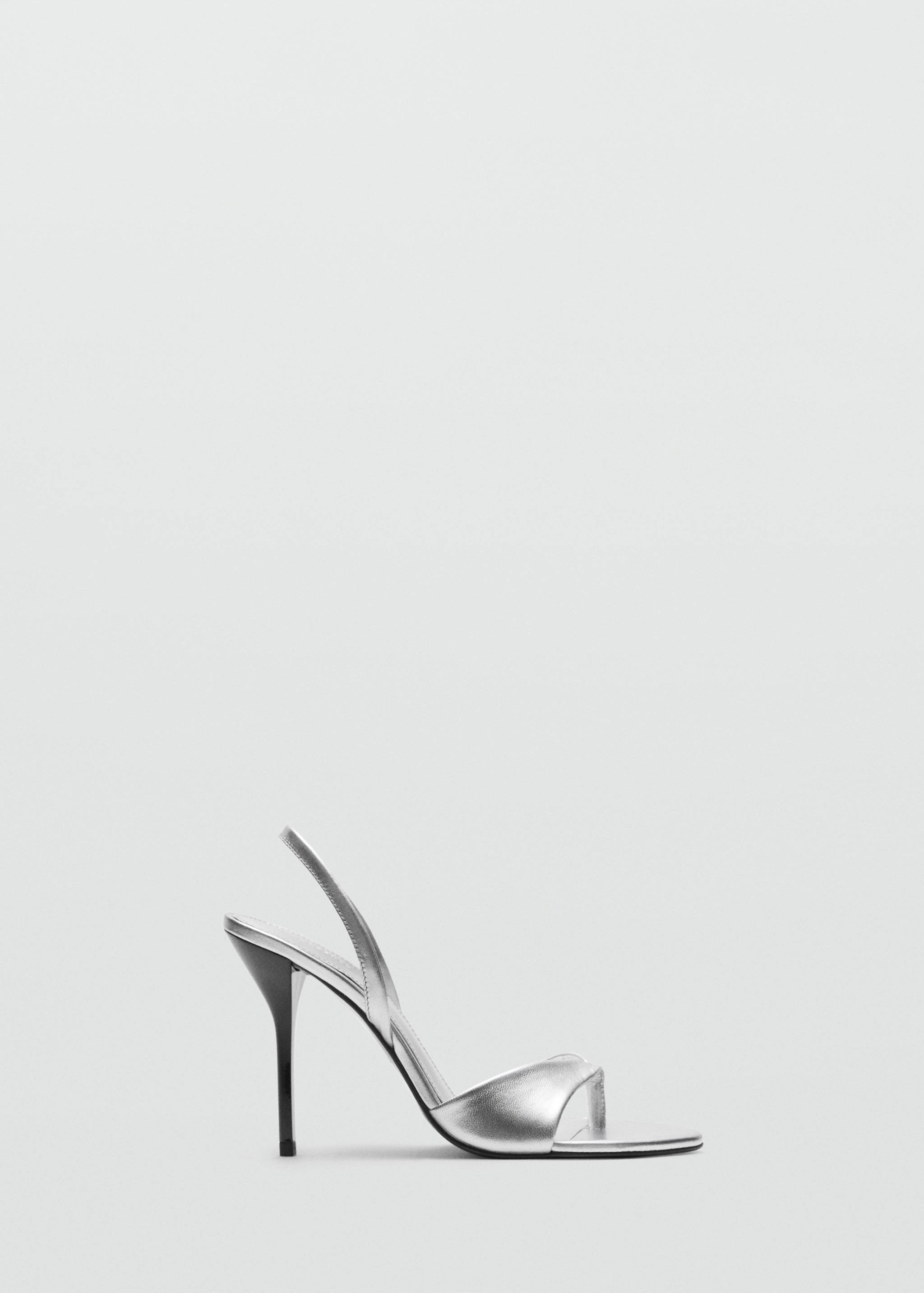 Sandales en cuir à talons contrastés - Article sans modèle