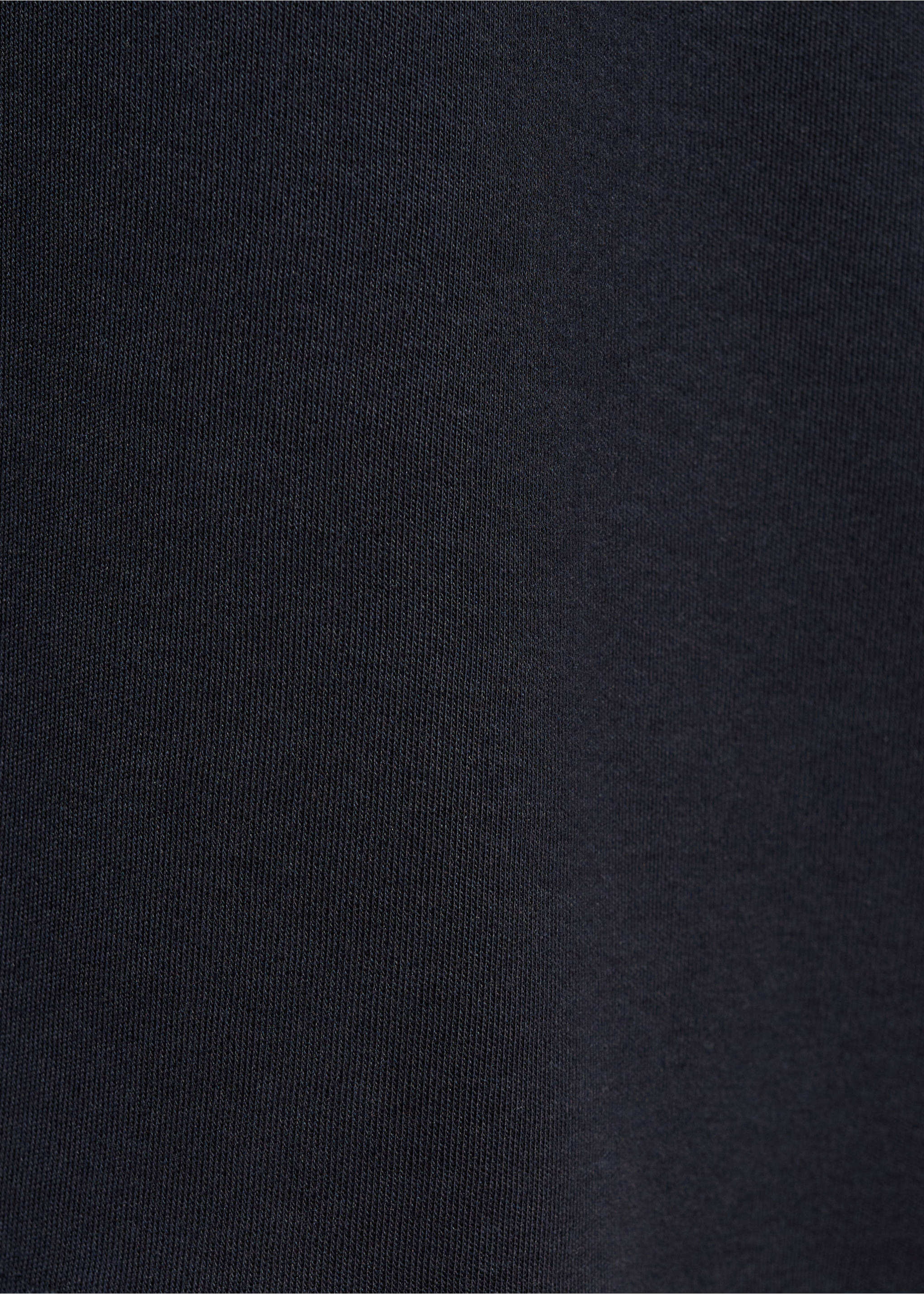 Medium weight regular fit T-shirt - Details of the article 0, Dark Navy. Ref: 17061279-00.