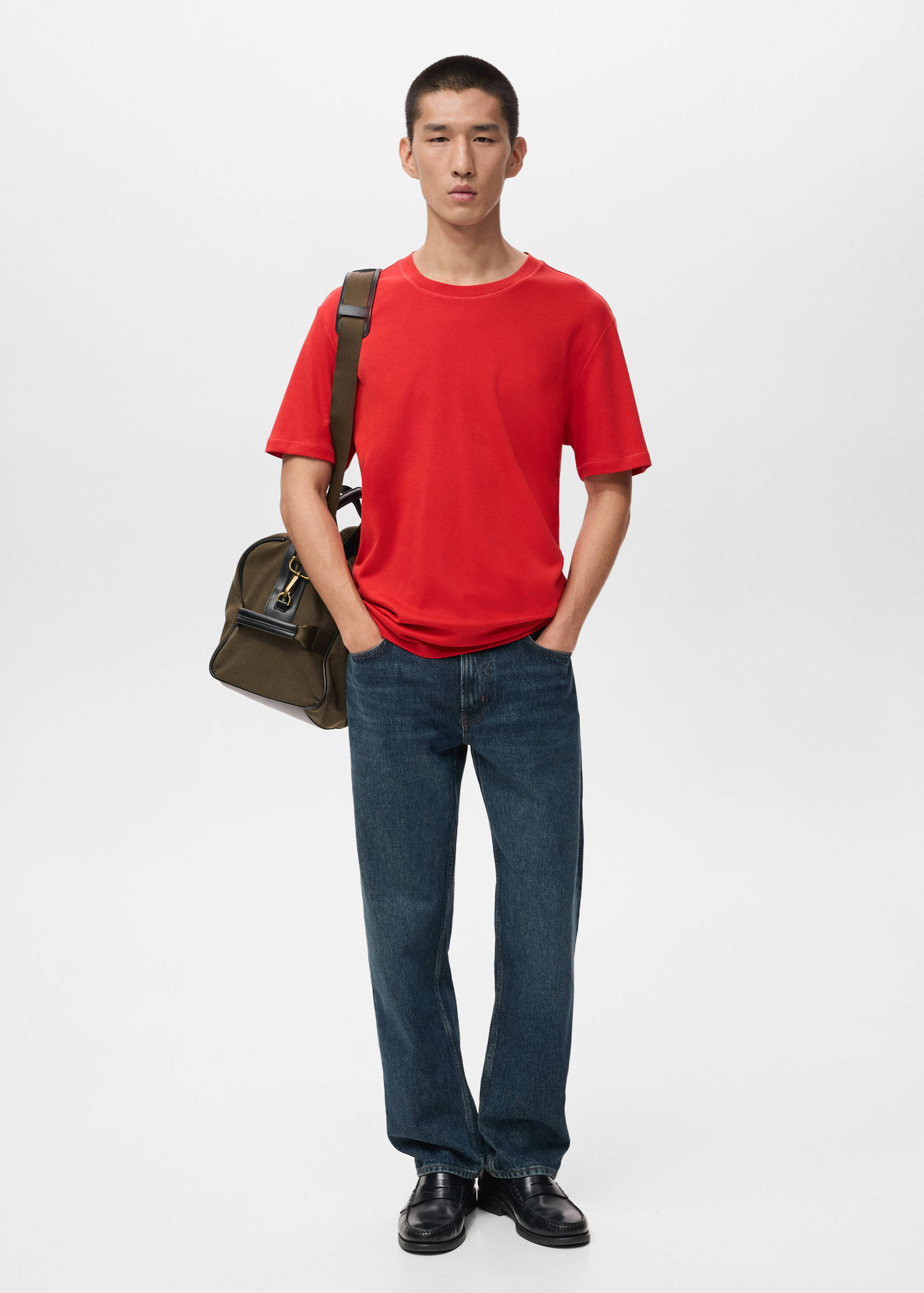 Medium weight regular fit T-shirt - General plane