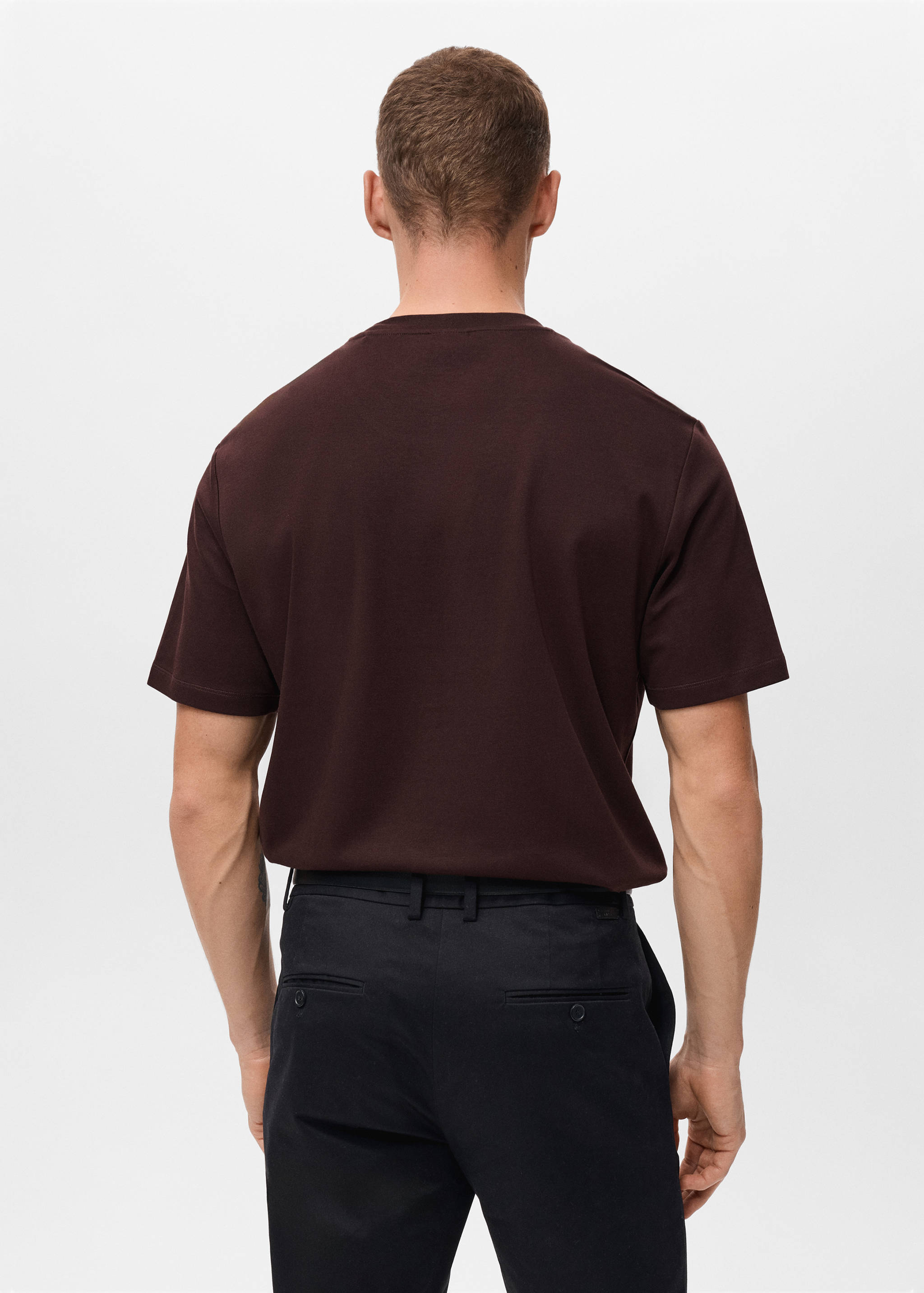 Medium weight regular fit T-shirt - Reverse of the article