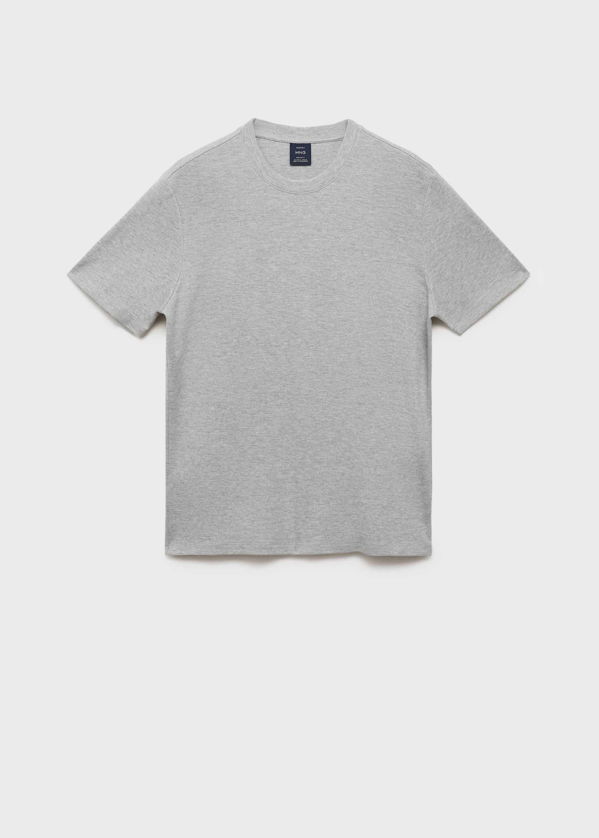 Medium weight regular fit T-shirt - Article without model