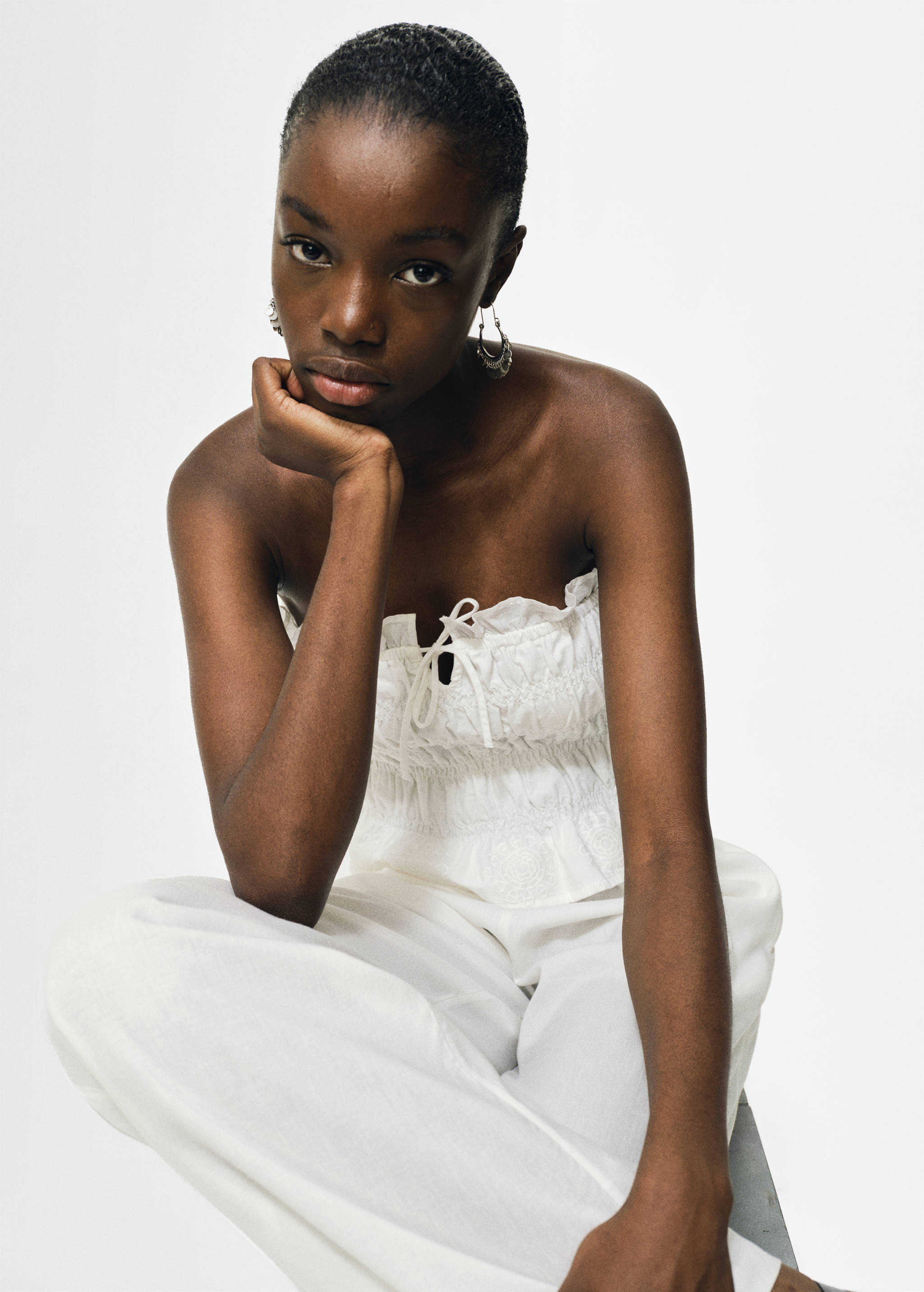 Broderad crop-top - Detaljer om artikeln 2