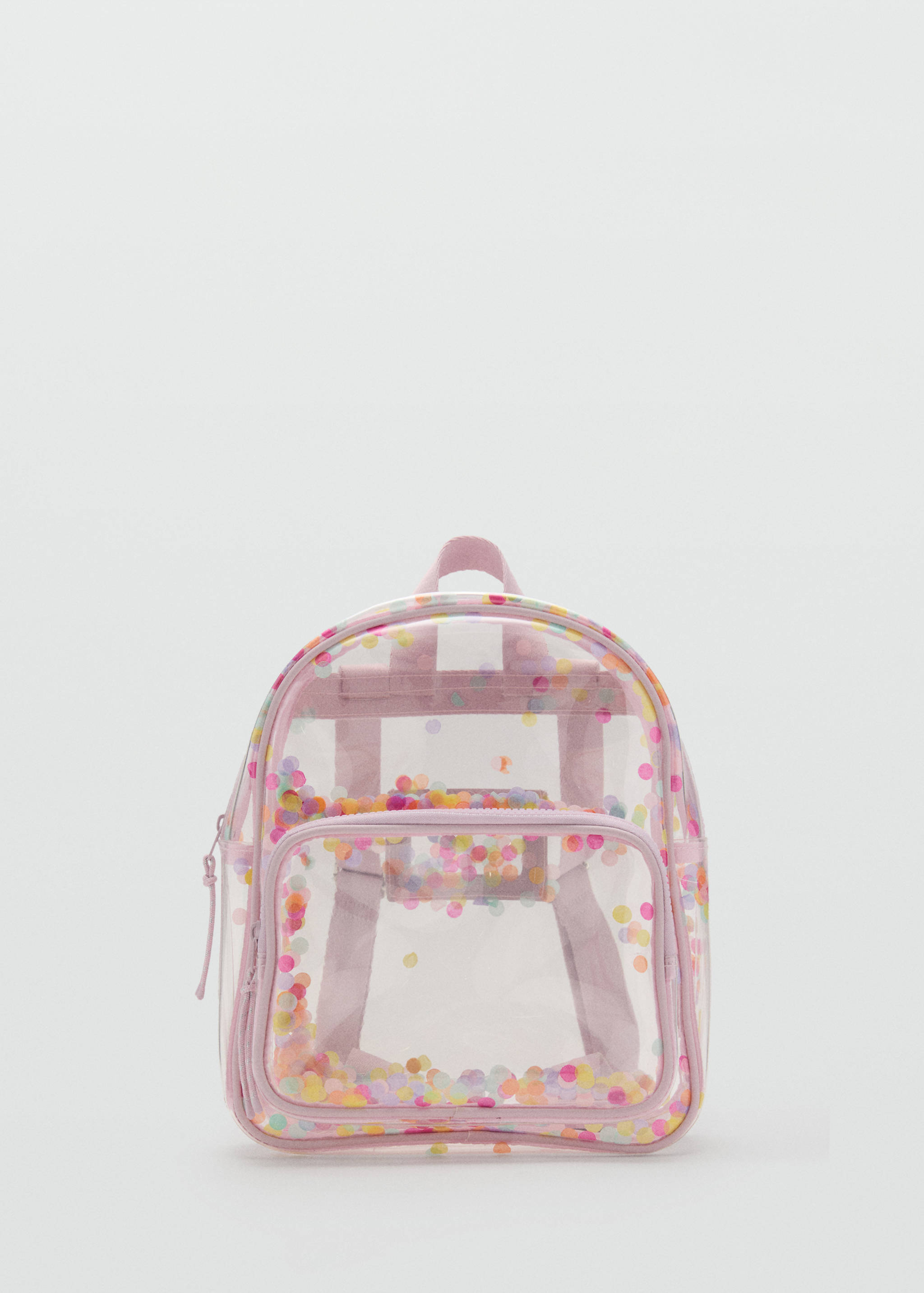 Mochila transparente confeti - Artículo sin modelo