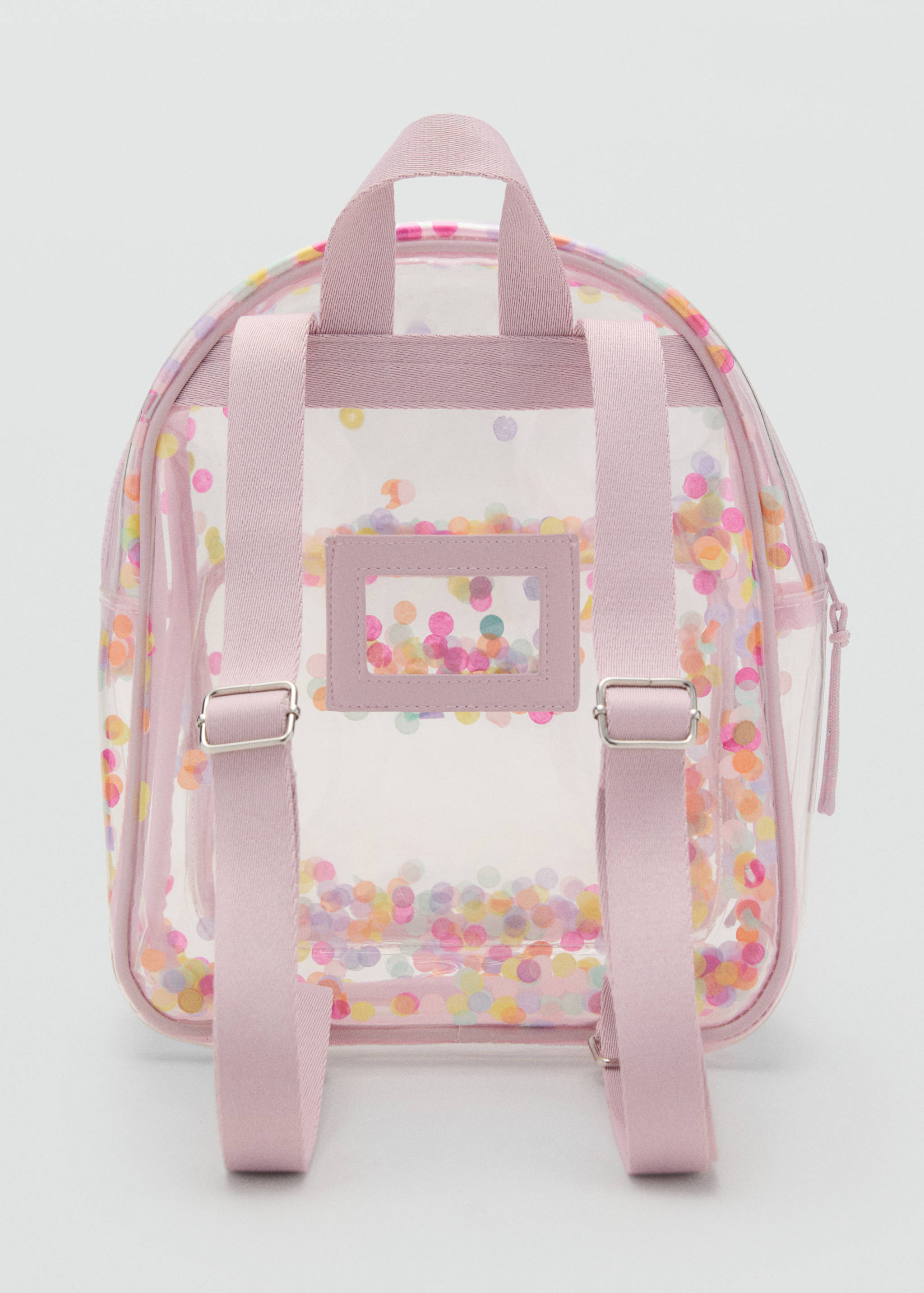Mochila transparente confeti - Detalle del artículo 1