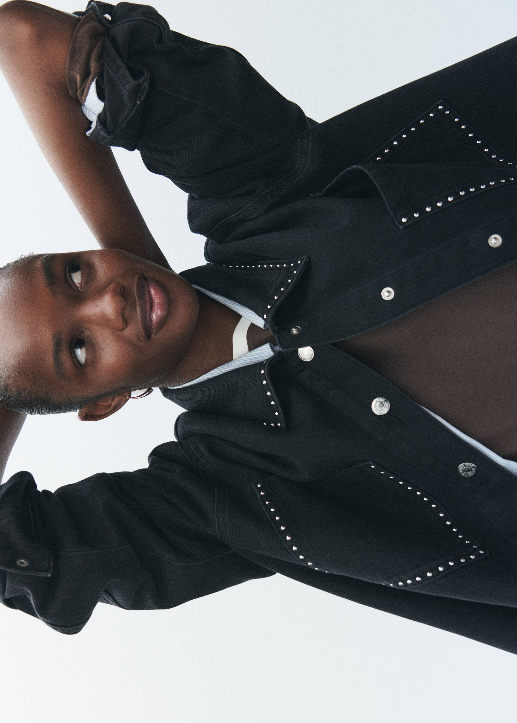 Studded denim jacket - Details of the article 3