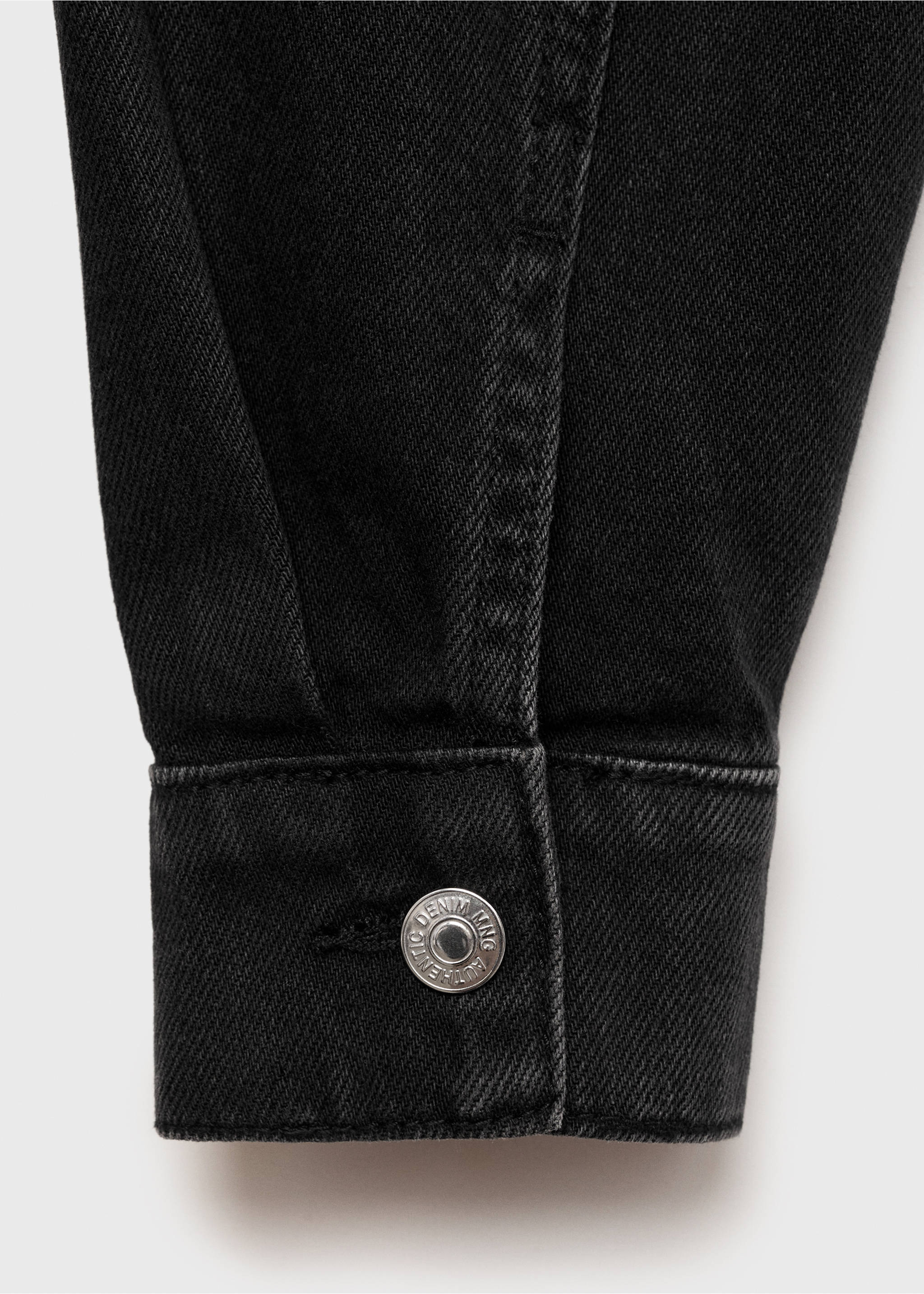Studded denim jacket - Details of the article 0, Grey. Ref: 17061520-00.