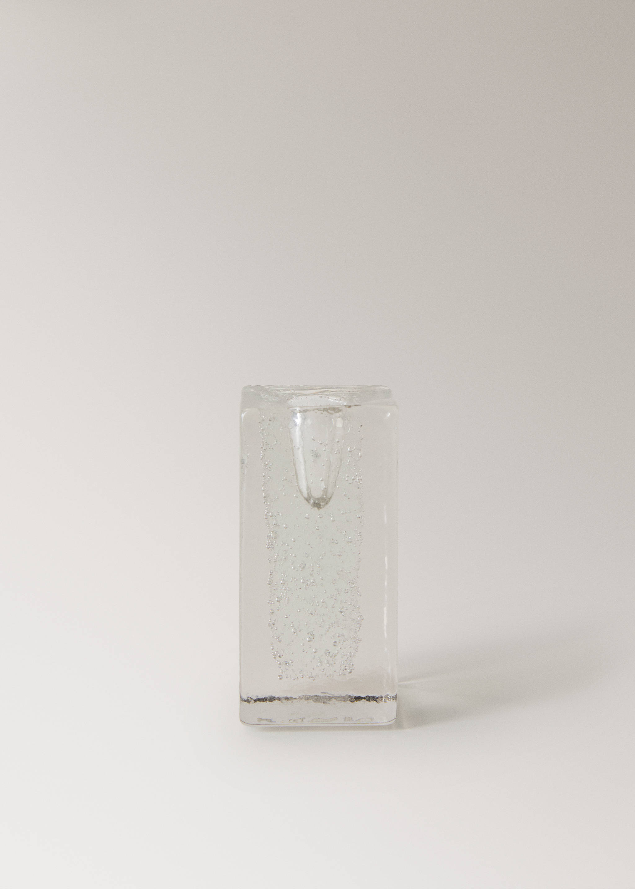 Bougeoir en verre à bulles haut - Détail de l'article 3