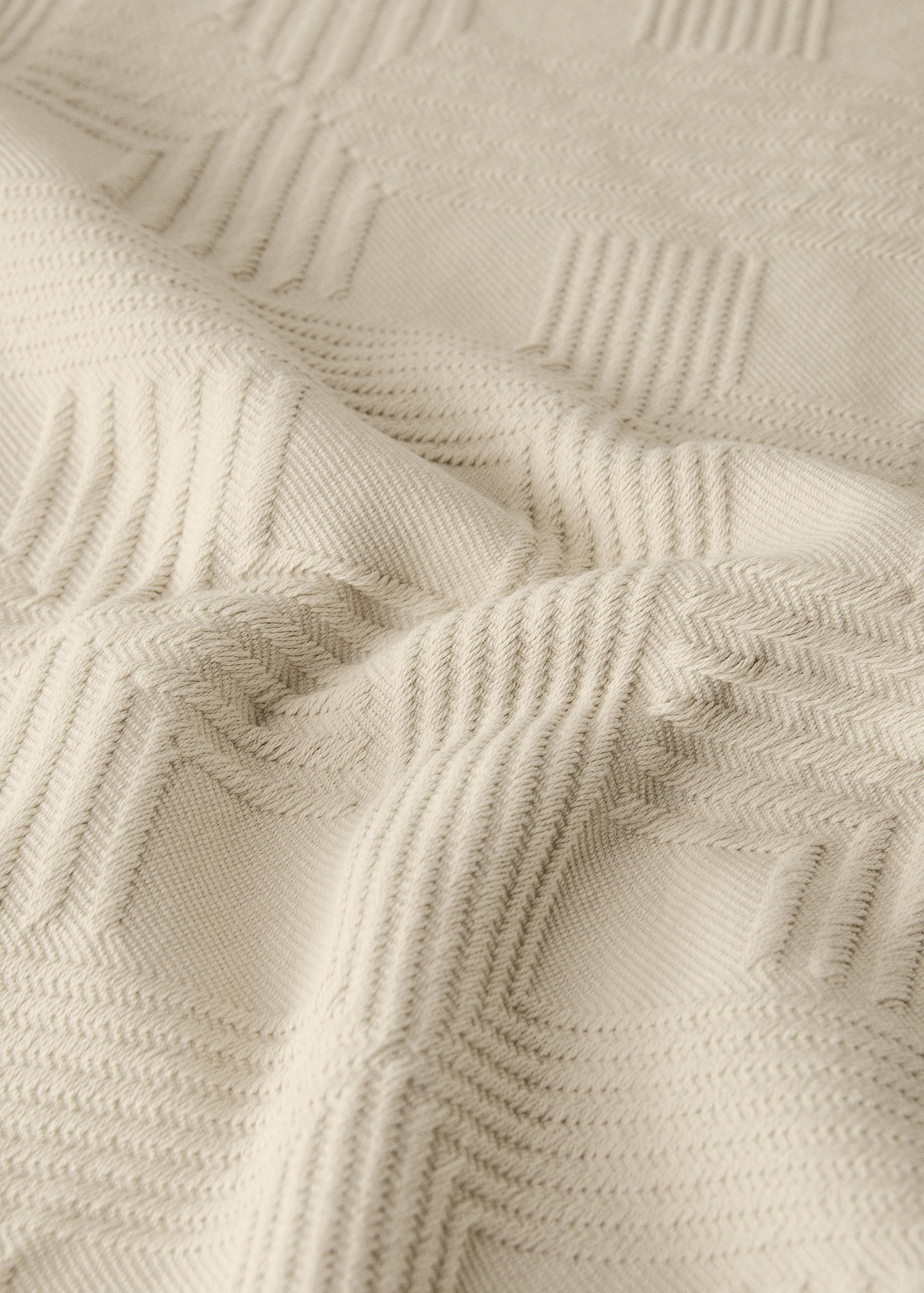 Cotton jacquard bedspread for 180/200 cm bed - Details of the article 2