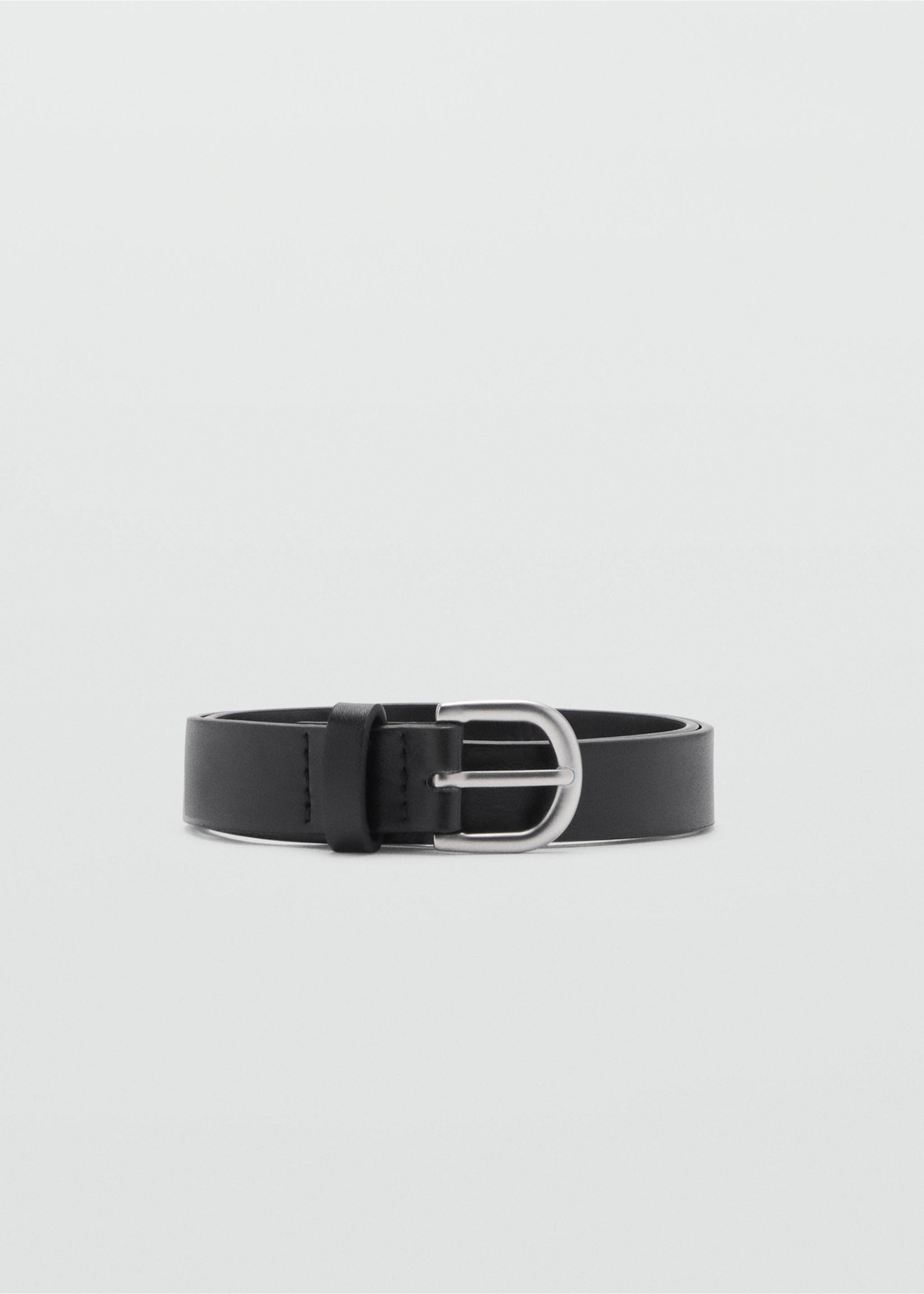 Faux-leather belt - Article without model, Black. Ref: 17062031-00.