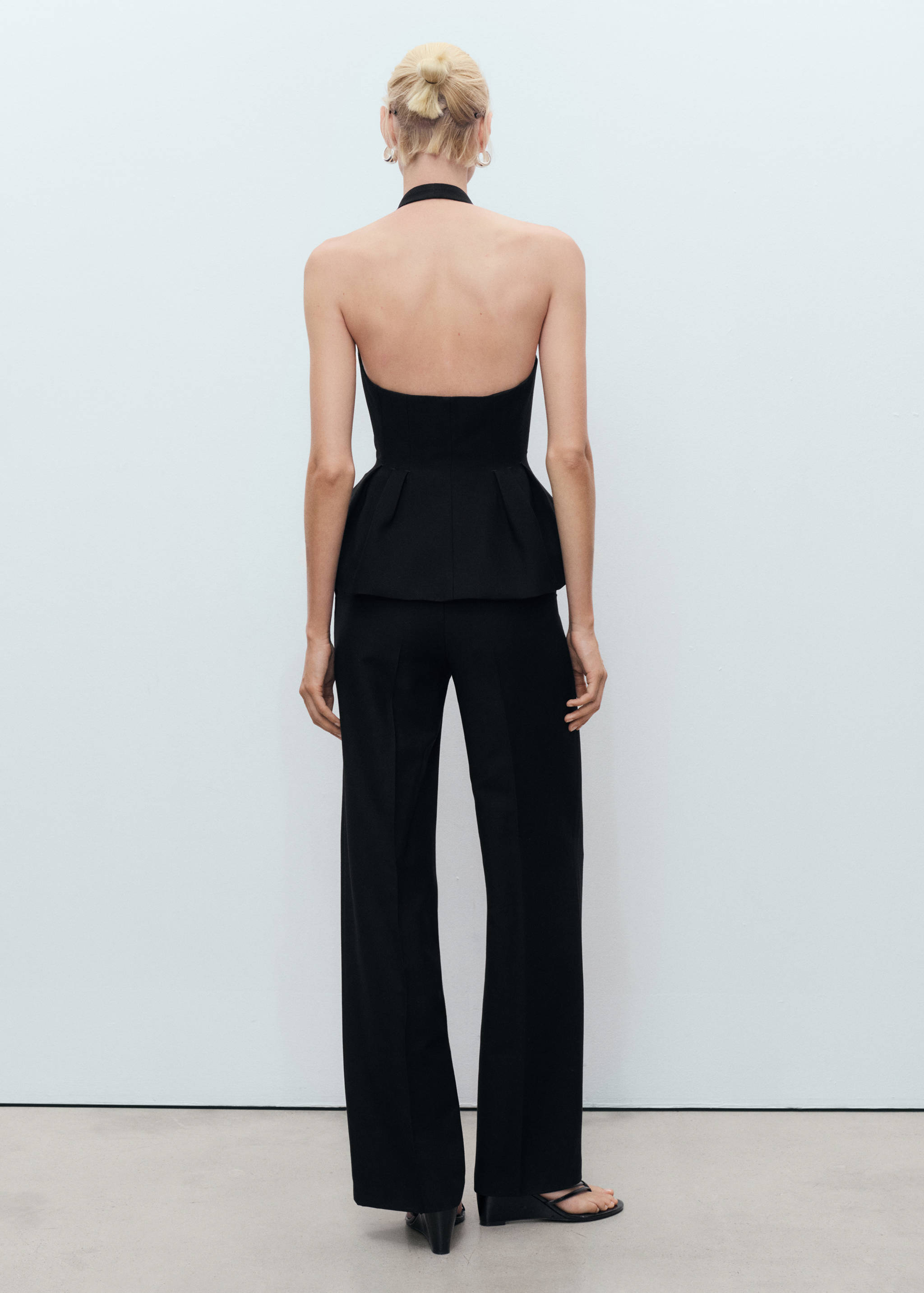 Pantalon de costume droit taille normale - Verso de l’article