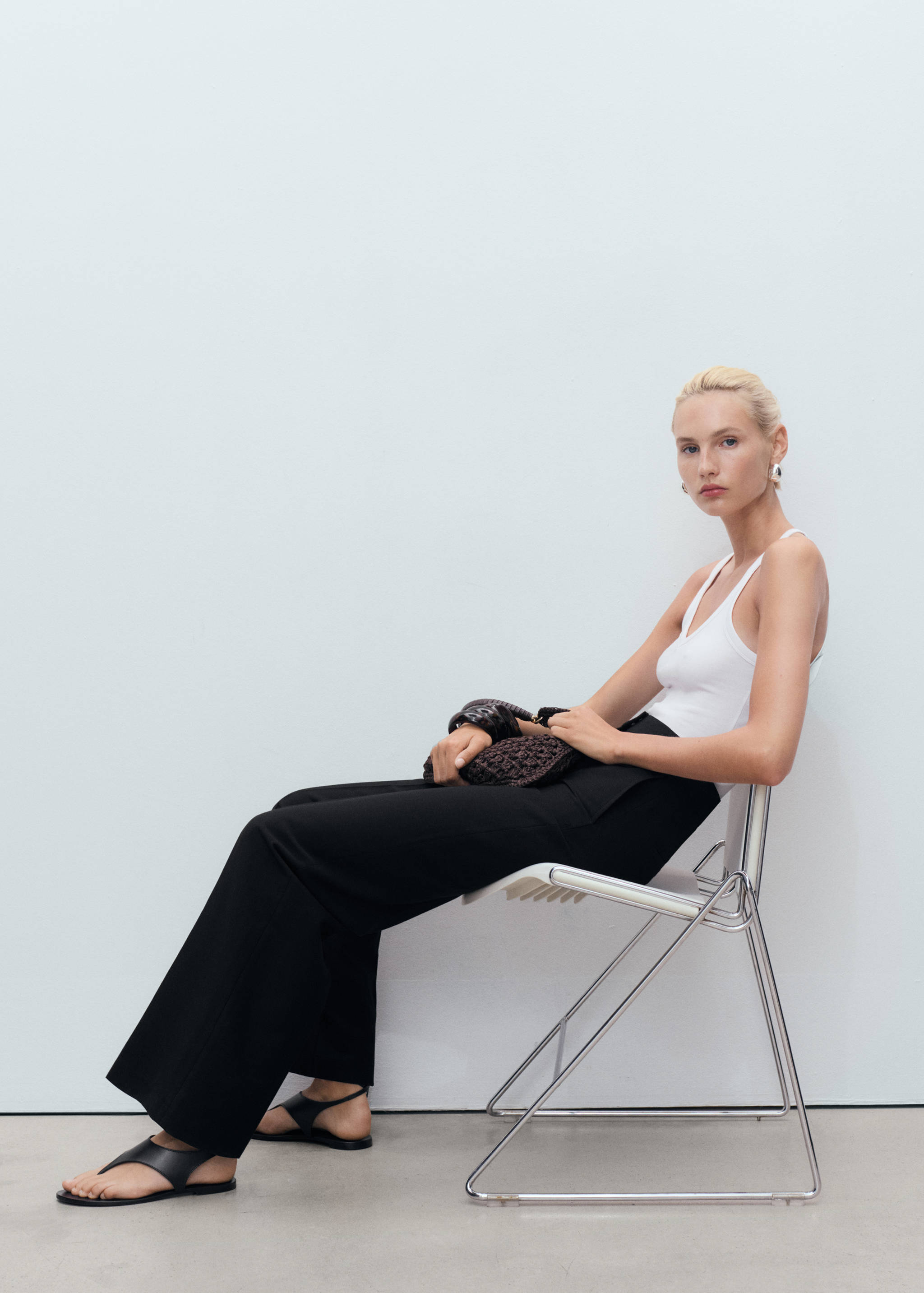 Pantalon de costume droit taille normale - Détail de l'article 2