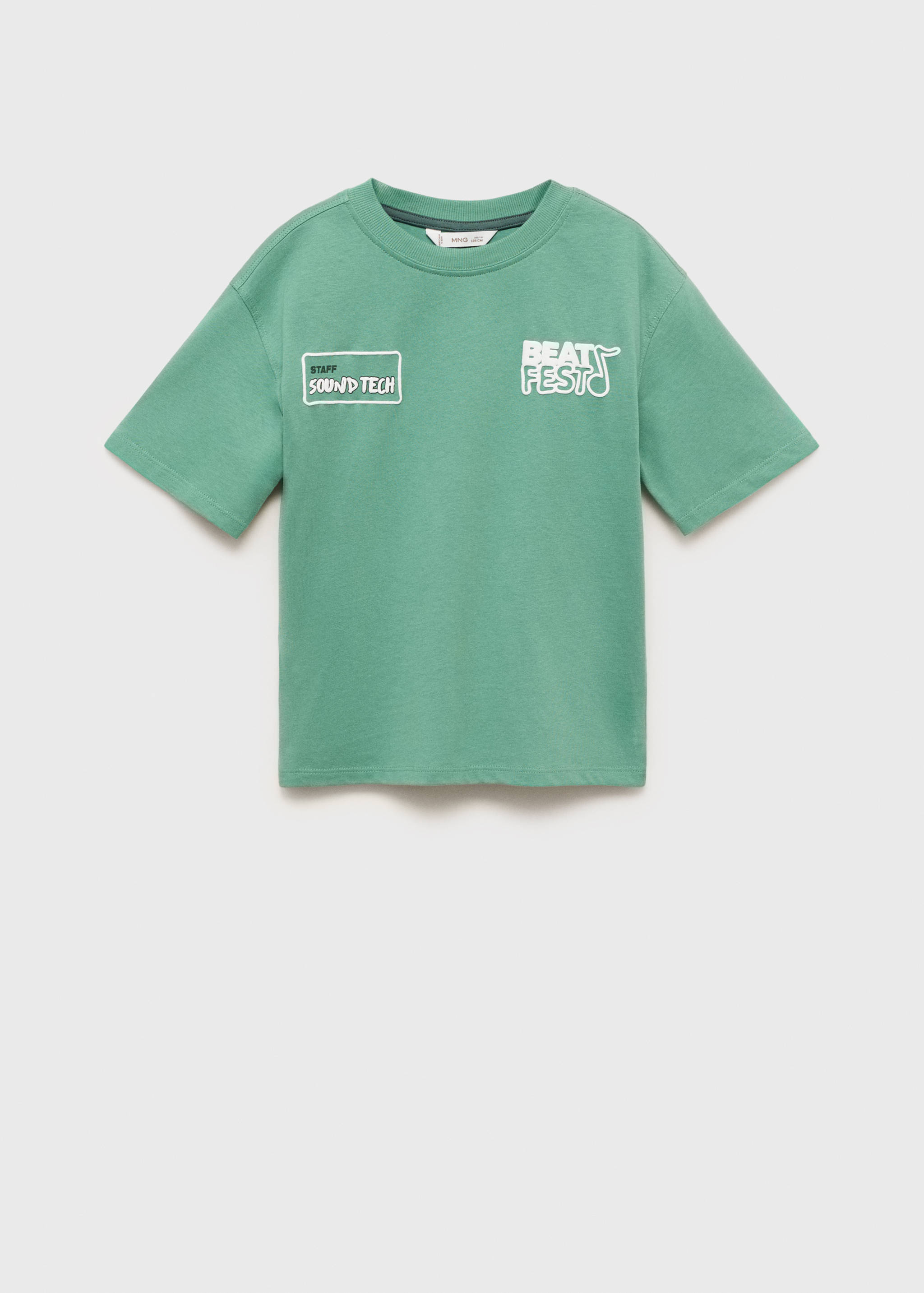 T-shirt imprimé lettres en relief - Article sans modèle