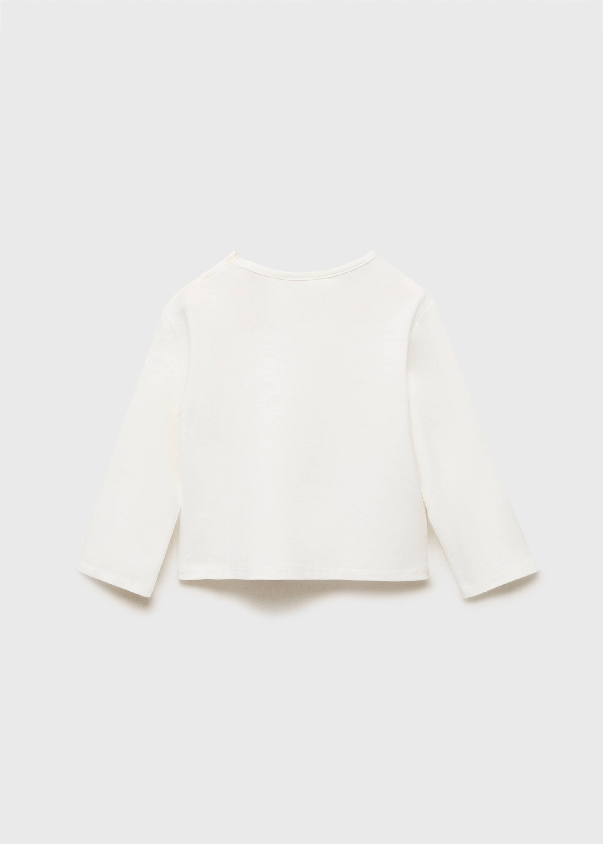 Embossed printed t-shirt - Reverse of the article