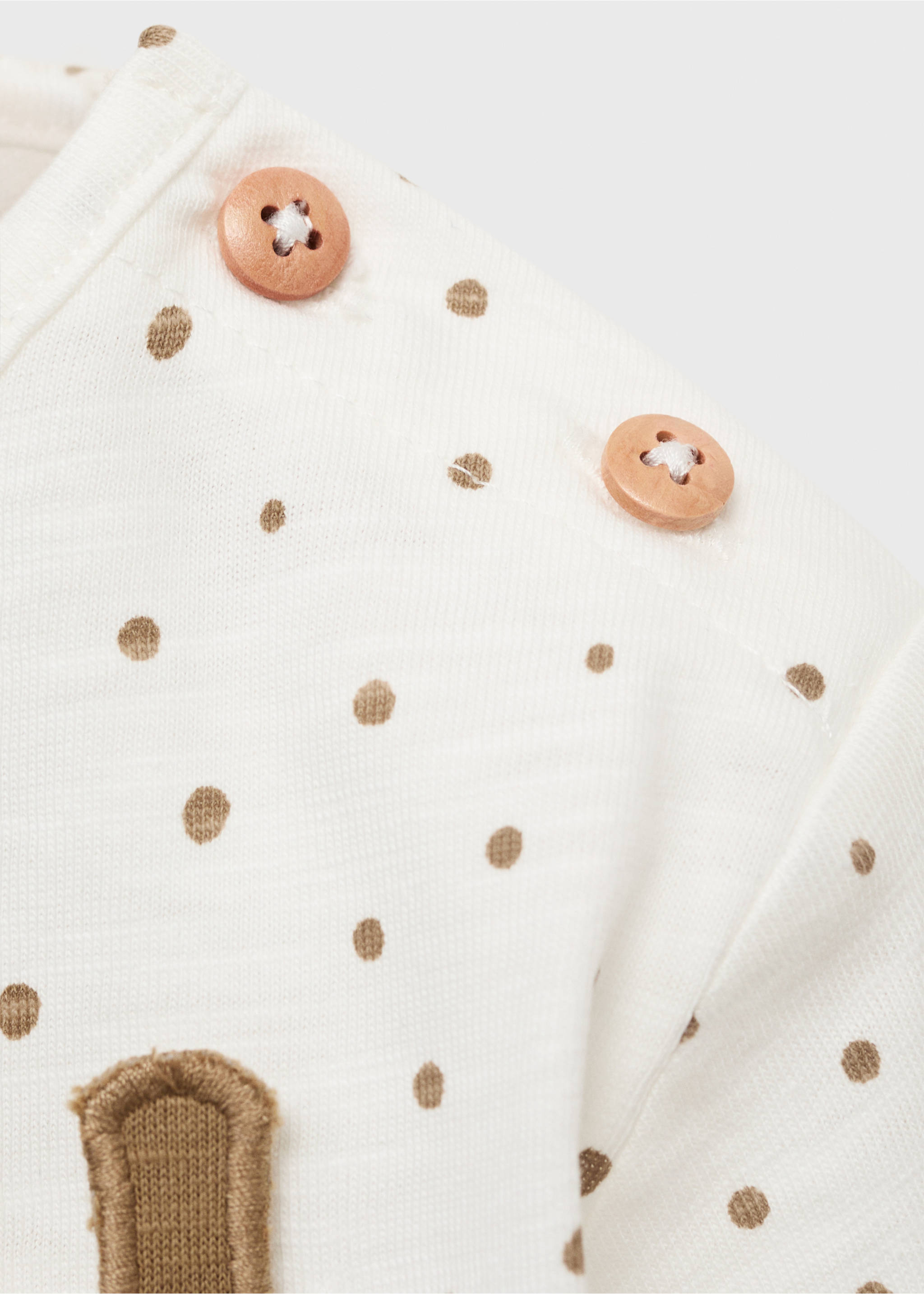 Kitty t-shirt with pocket - Details of the article 8, Off White. Ref: 17062540-00.