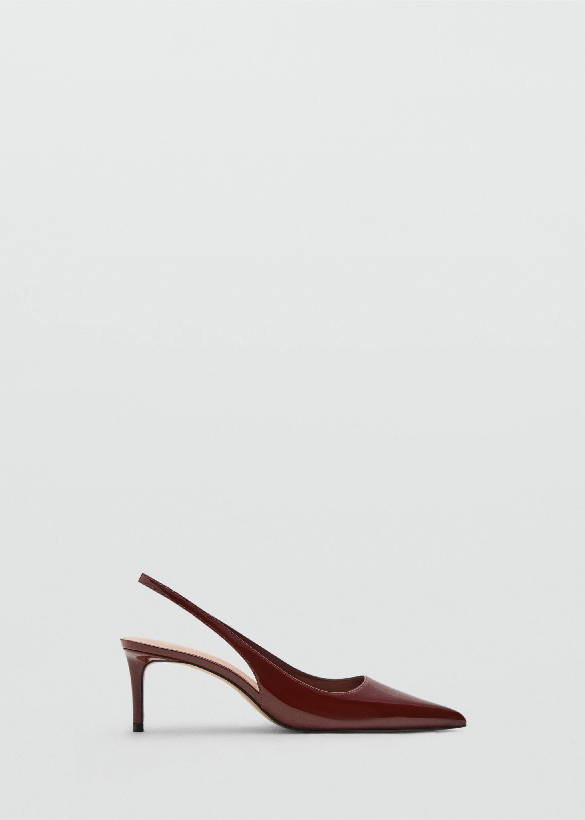 Patent heeled shoes - Article without model, Burgundy. Ref: 17062545-00.