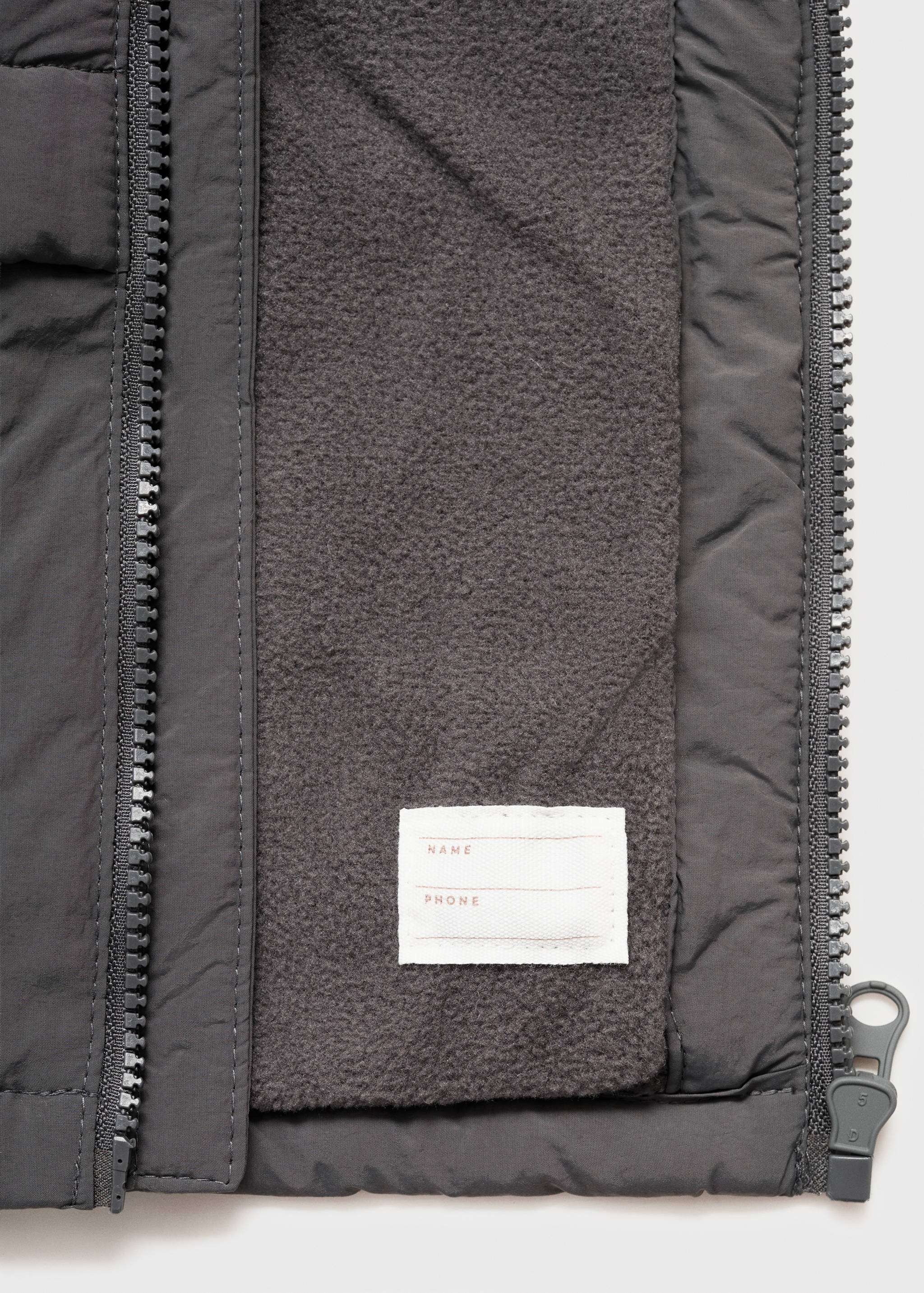 Gewatteerde anorak met capuchon - Detail van het artikel 0