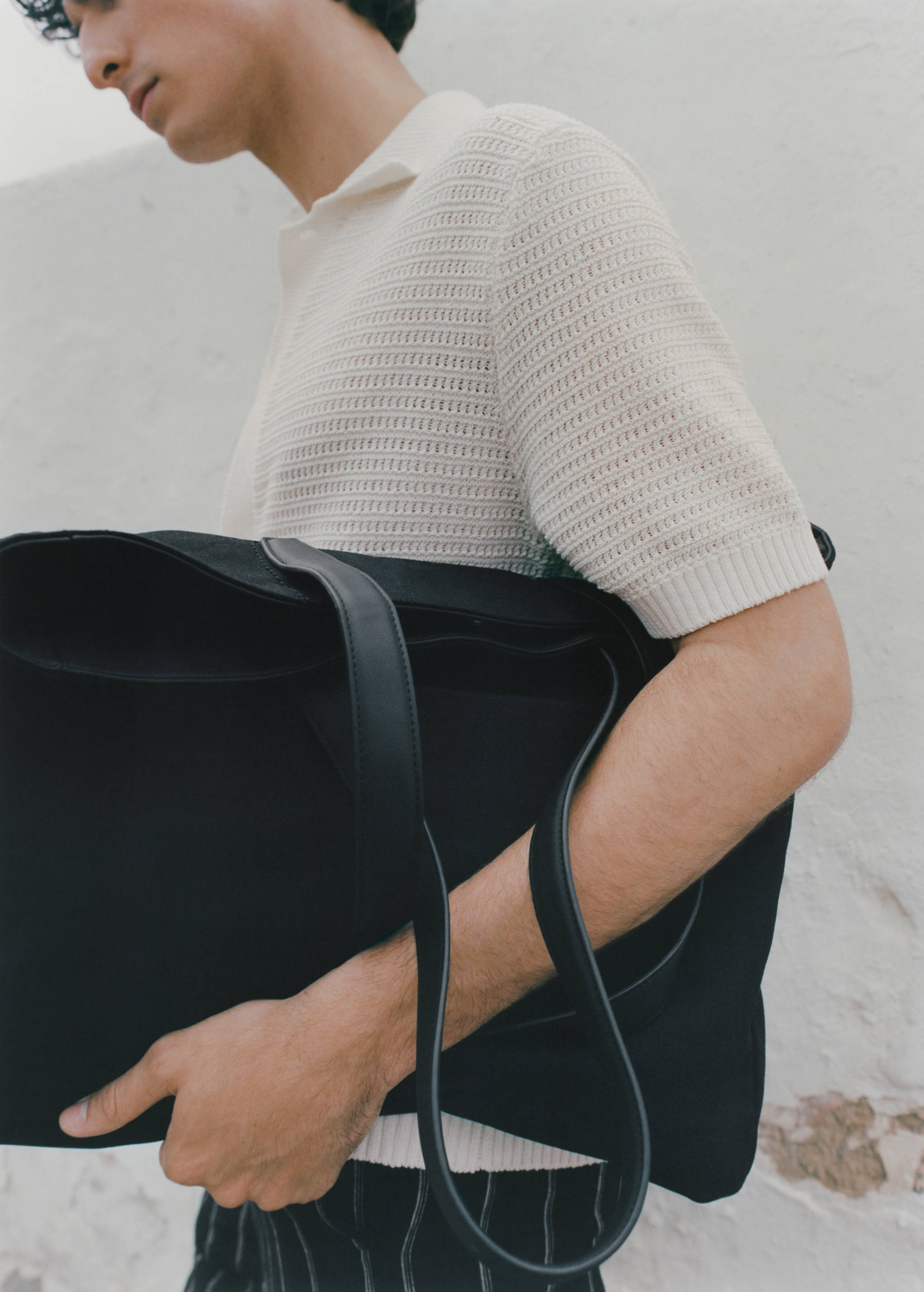 Bolso tote algodón bolsillo - Plano general