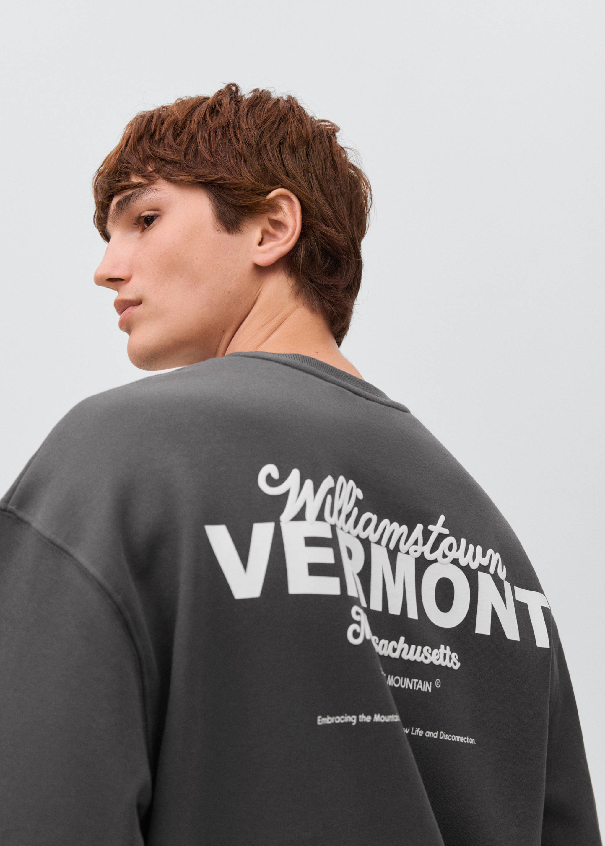 Printed cotton sweatshirt - Details of the article 6