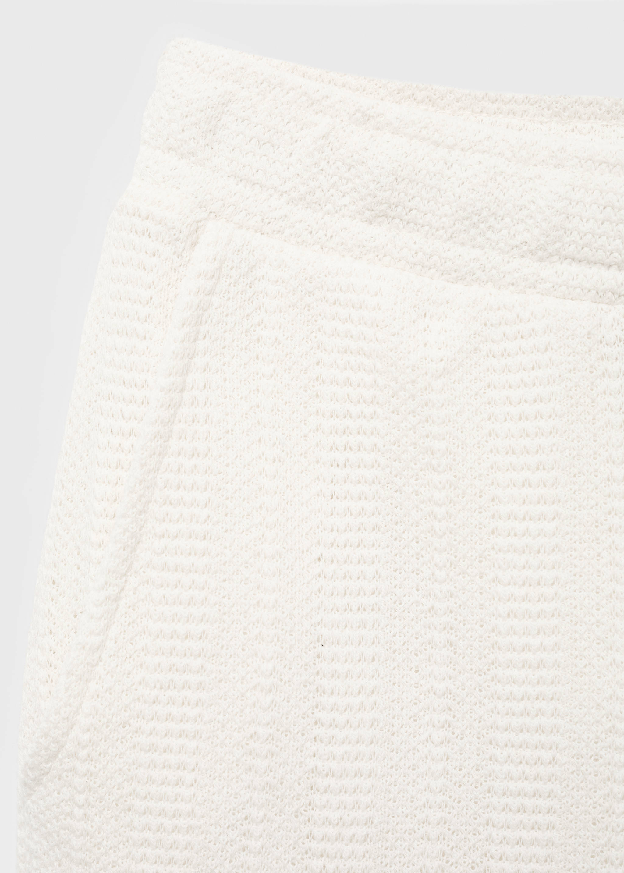 Structured knitted shorts - Details of the article 8