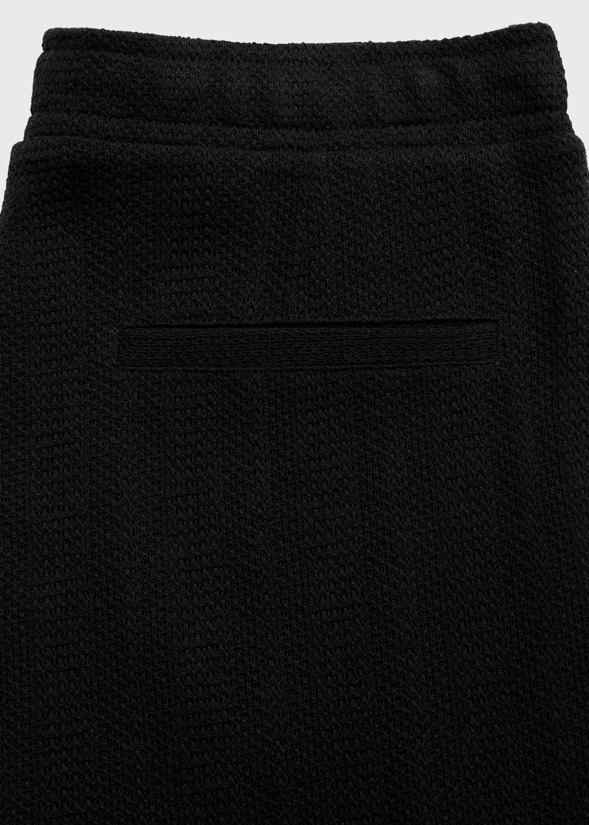 Structured knitted shorts - Details of the article 8