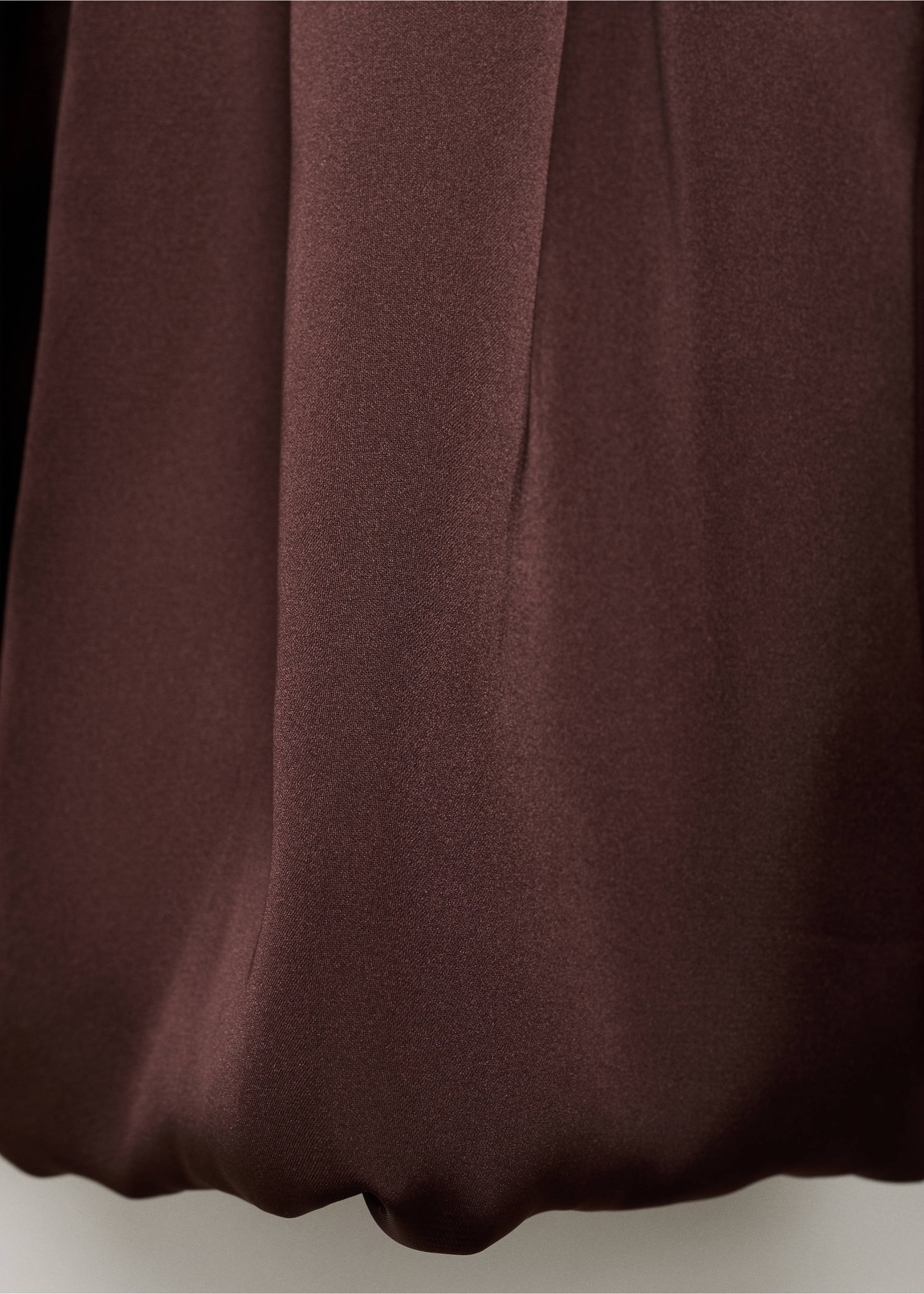 Combined fabric top with crossed back - Details of the article 0, Brown. Ref: 17062926-00.