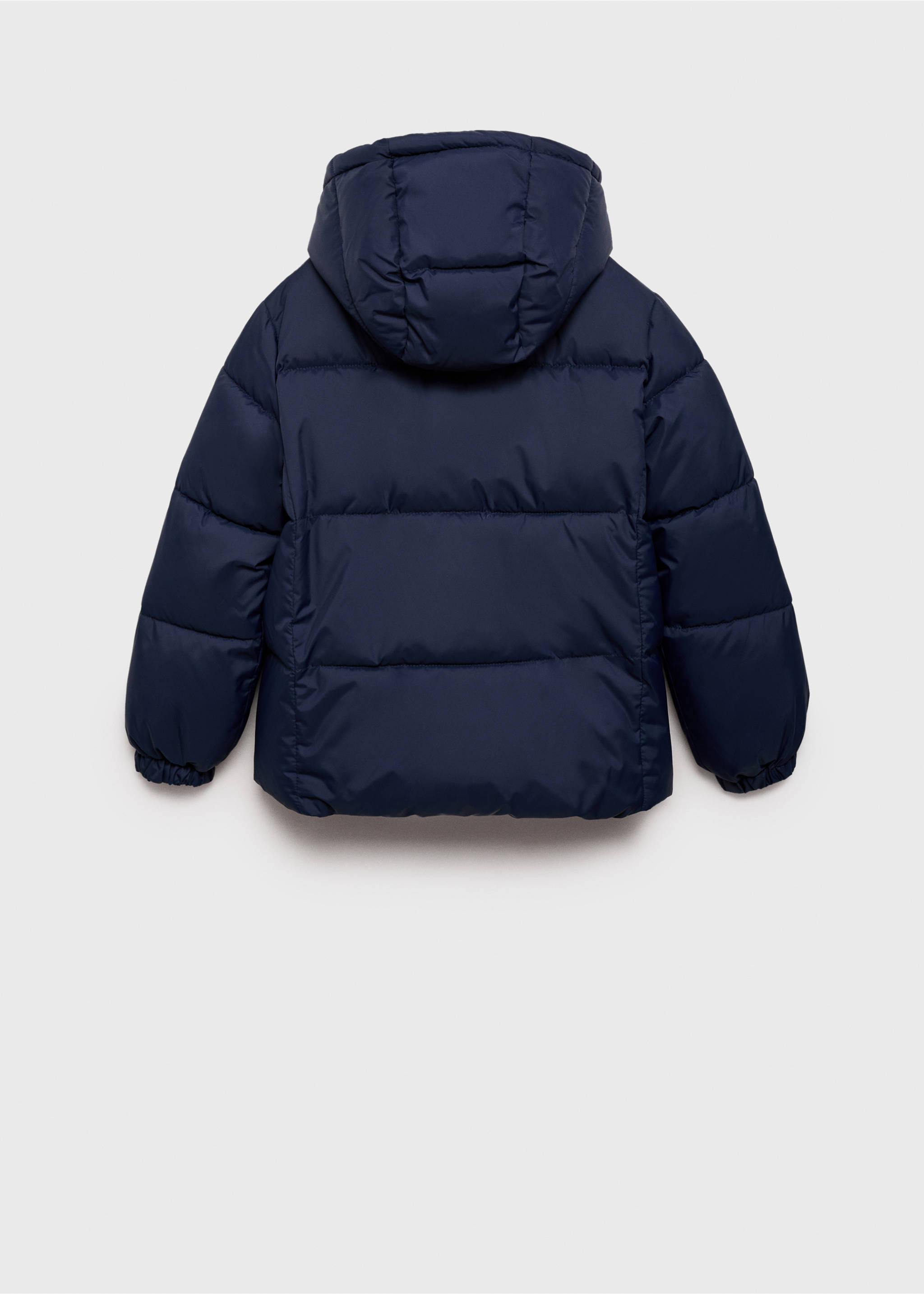 Anorak acolchado capucha - Reverso del artículo, Azul marino. Ref: 17063270-00.