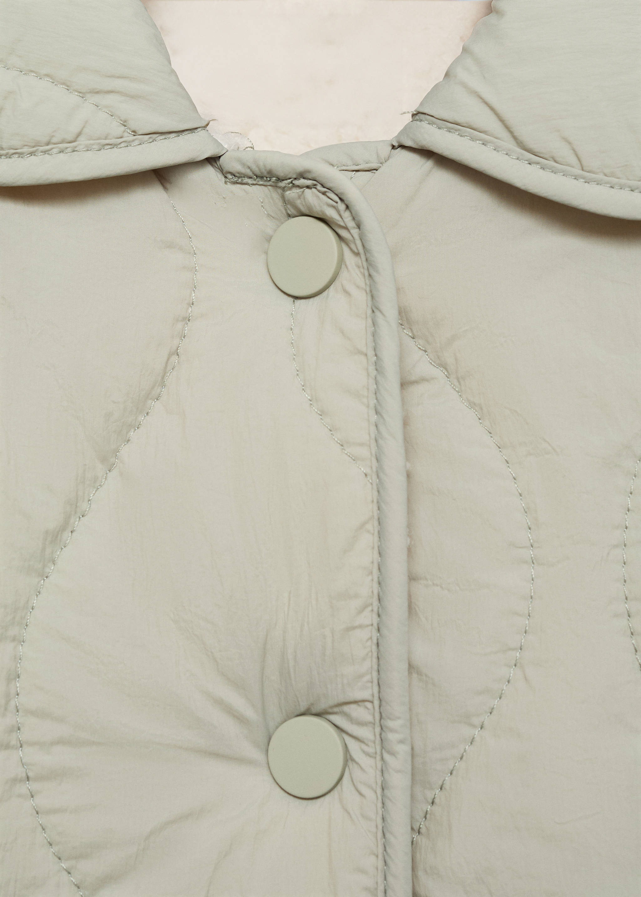 Padded anorak with shearling lining - Details of the article 8