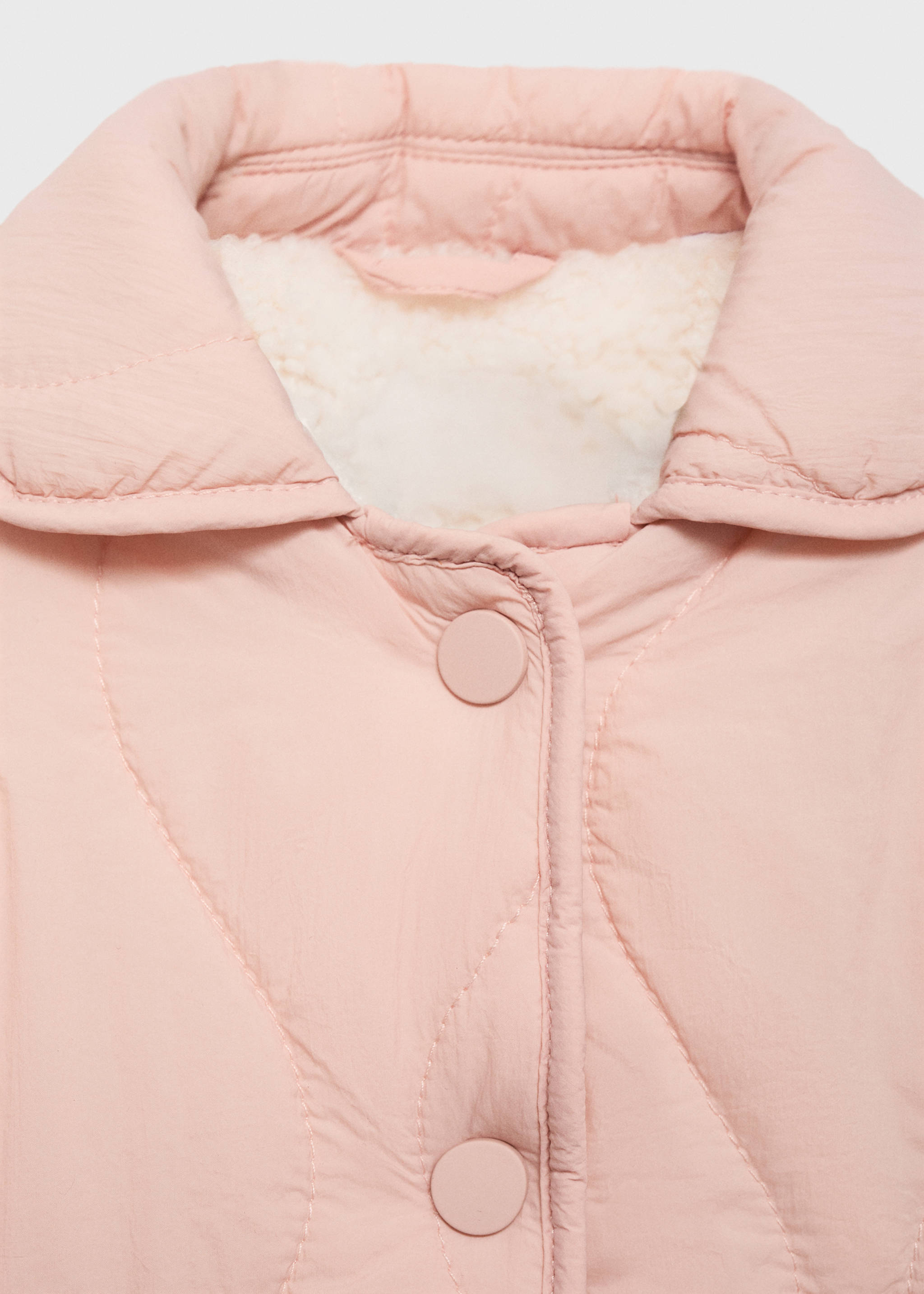 Quiltad anorak fårskinnsfoder - Detaljer om artikeln 8