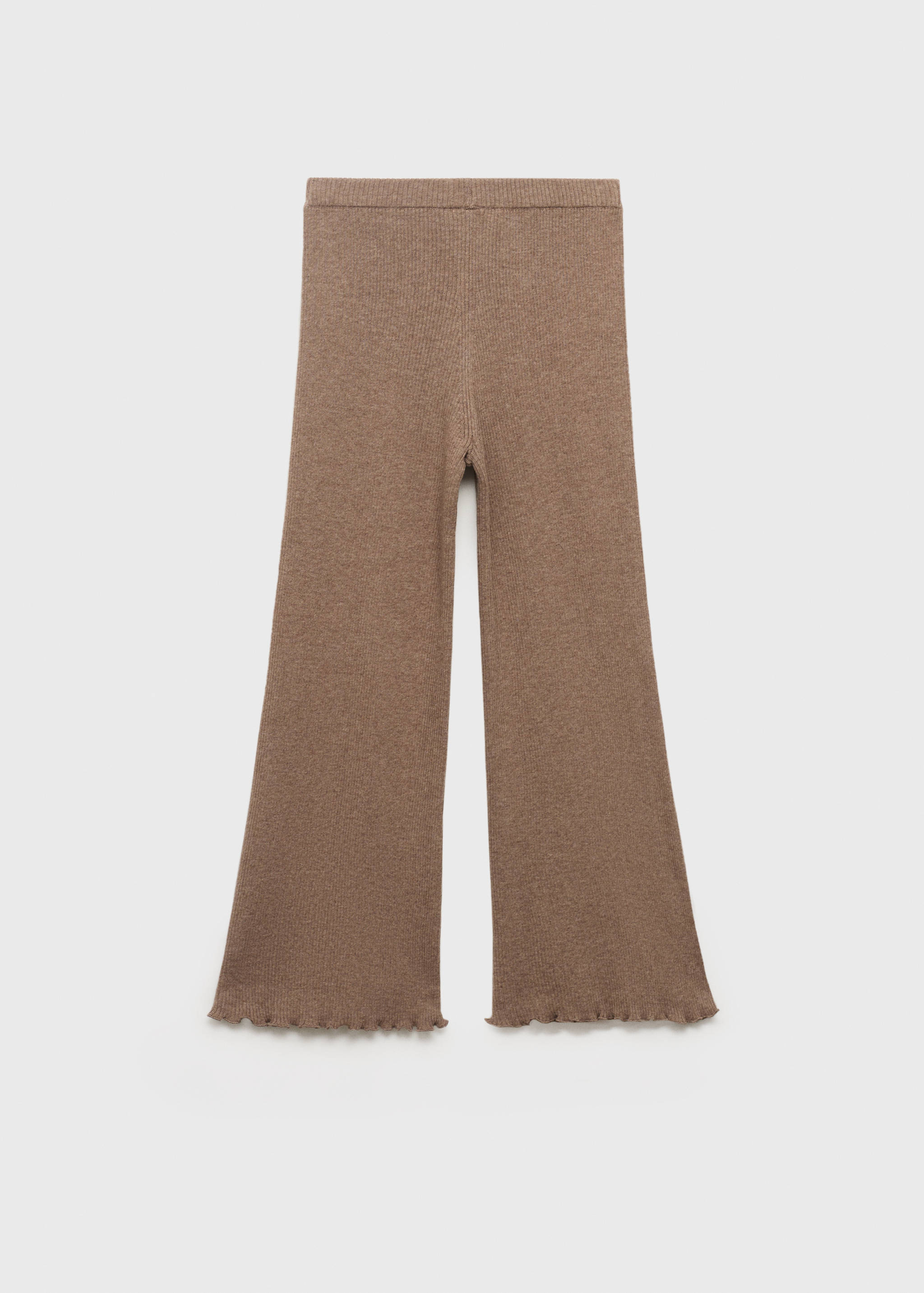Ribbed-knit trousers - Reverse of the article