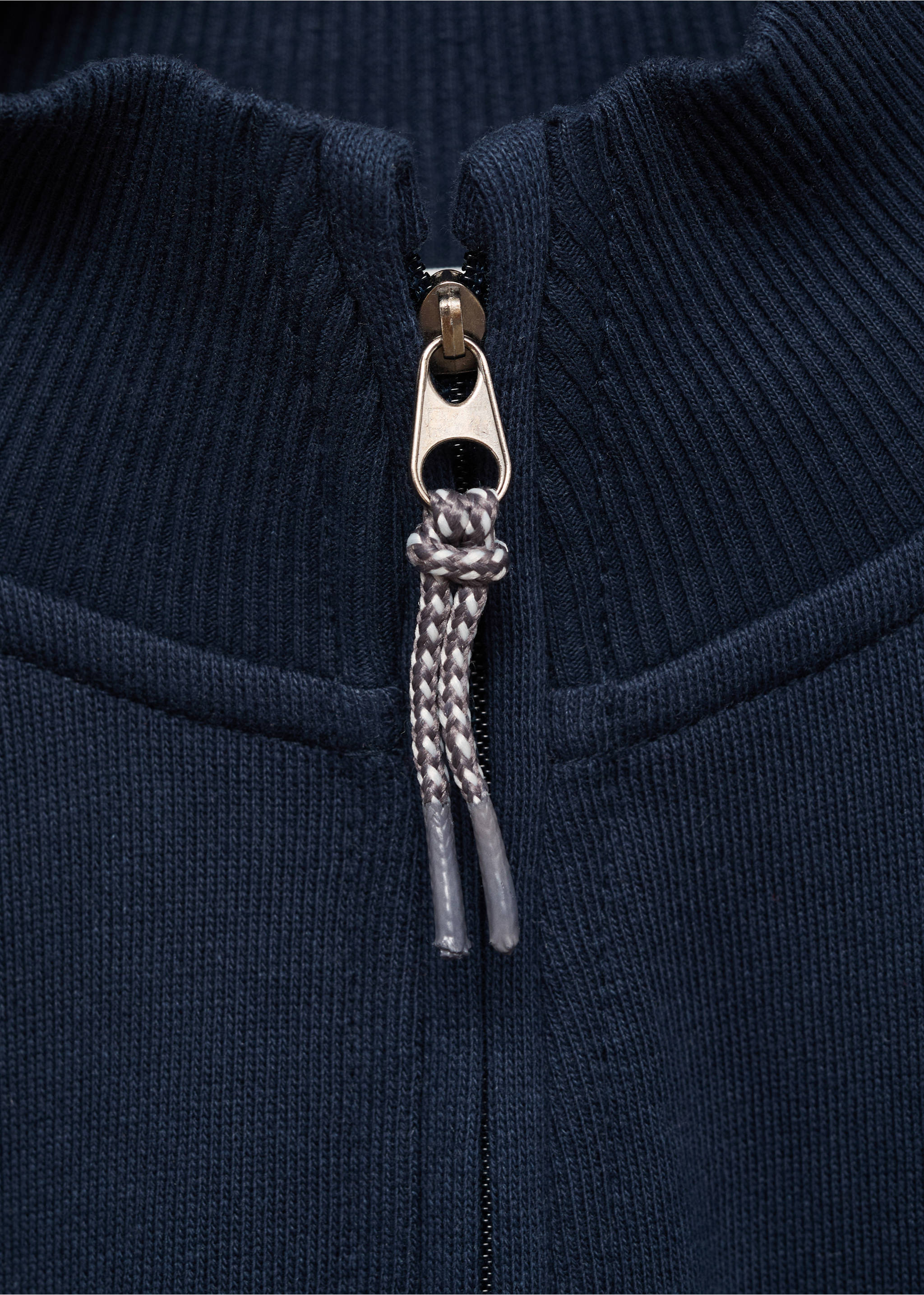 Printed cotton sweatshirt - Details of the article 8, Navy. Ref: 17063284-00.