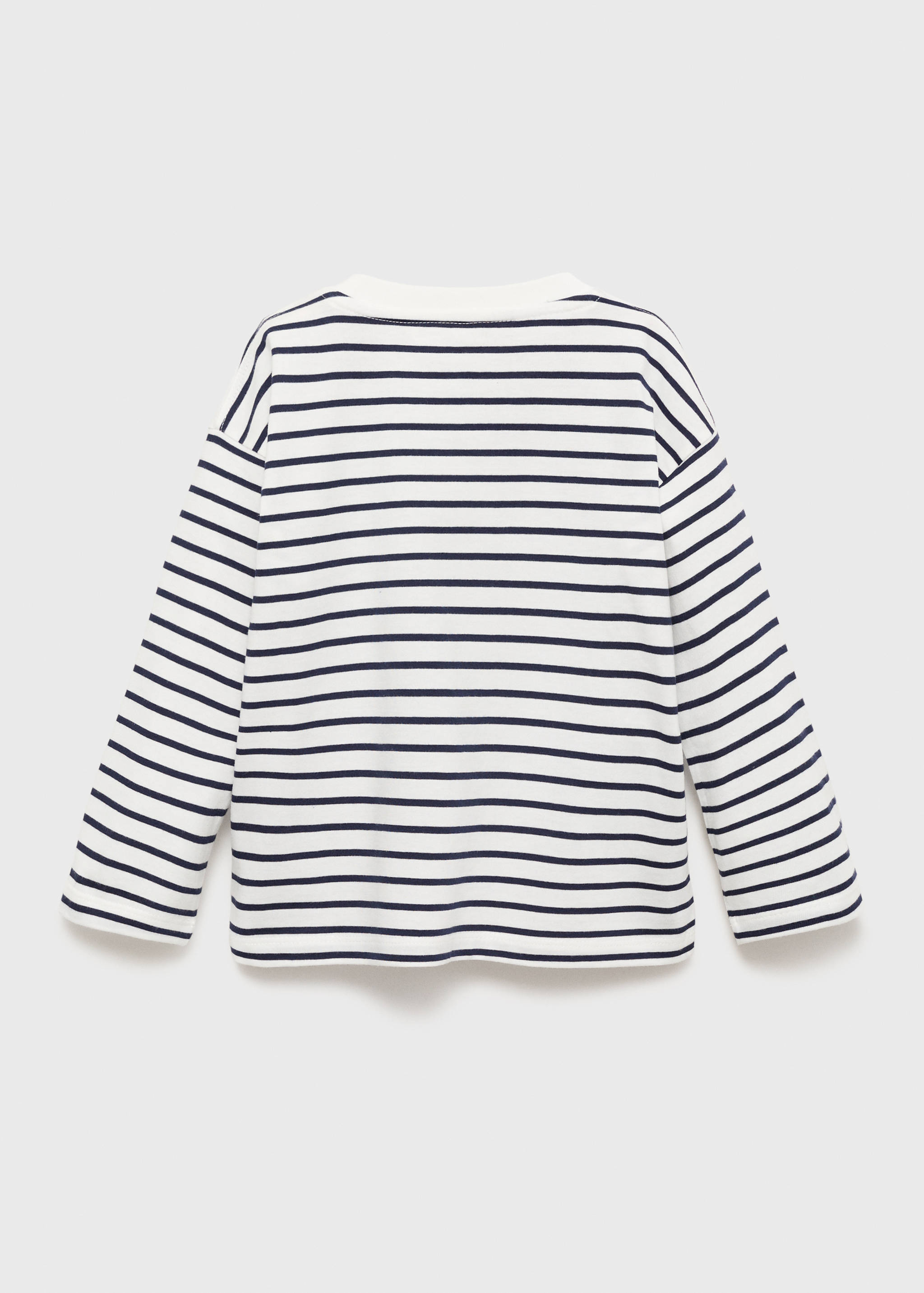Camiseta algodón rayas - Reverso del artículo