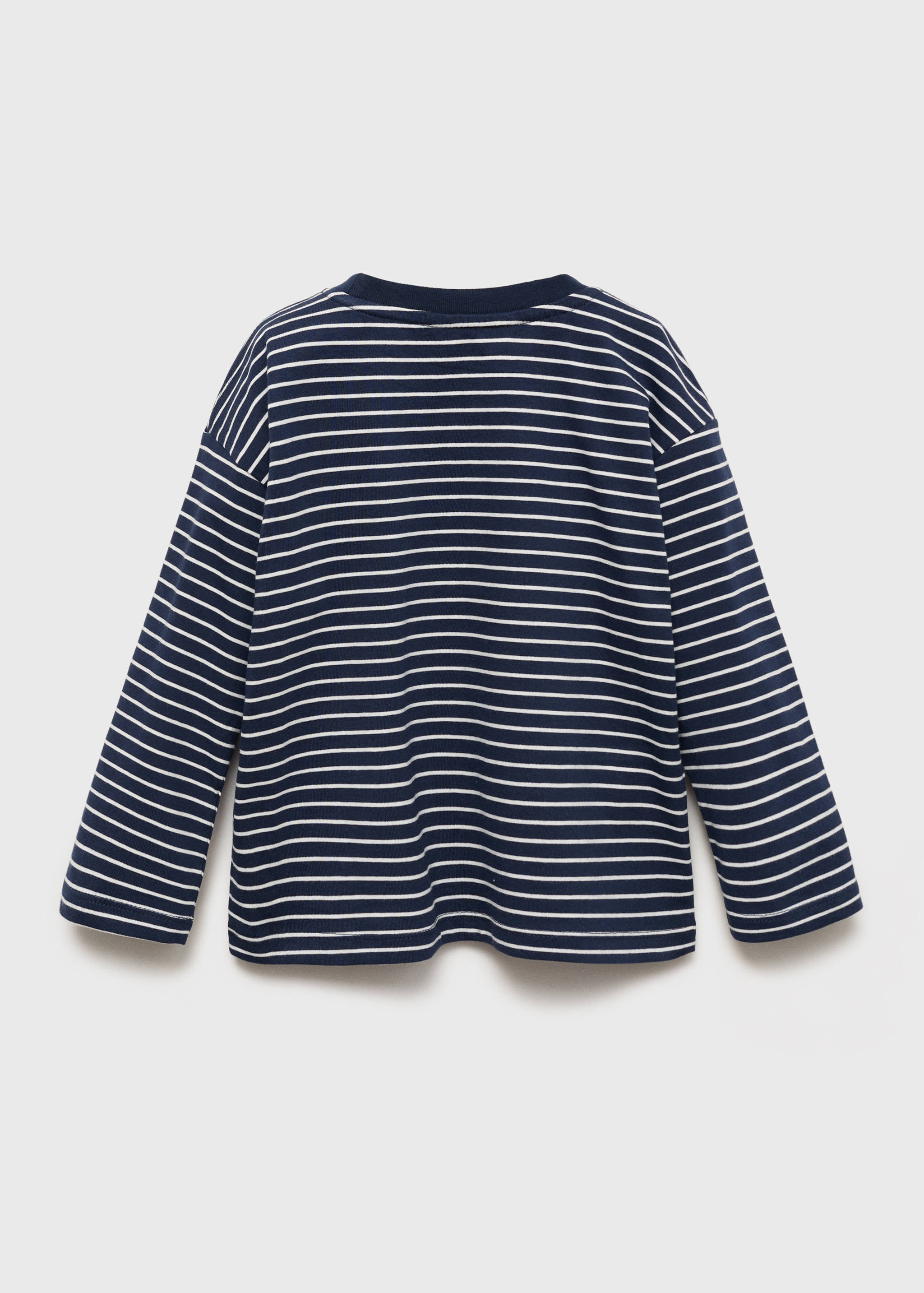 Camiseta algodón rayas - Reverso del artículo