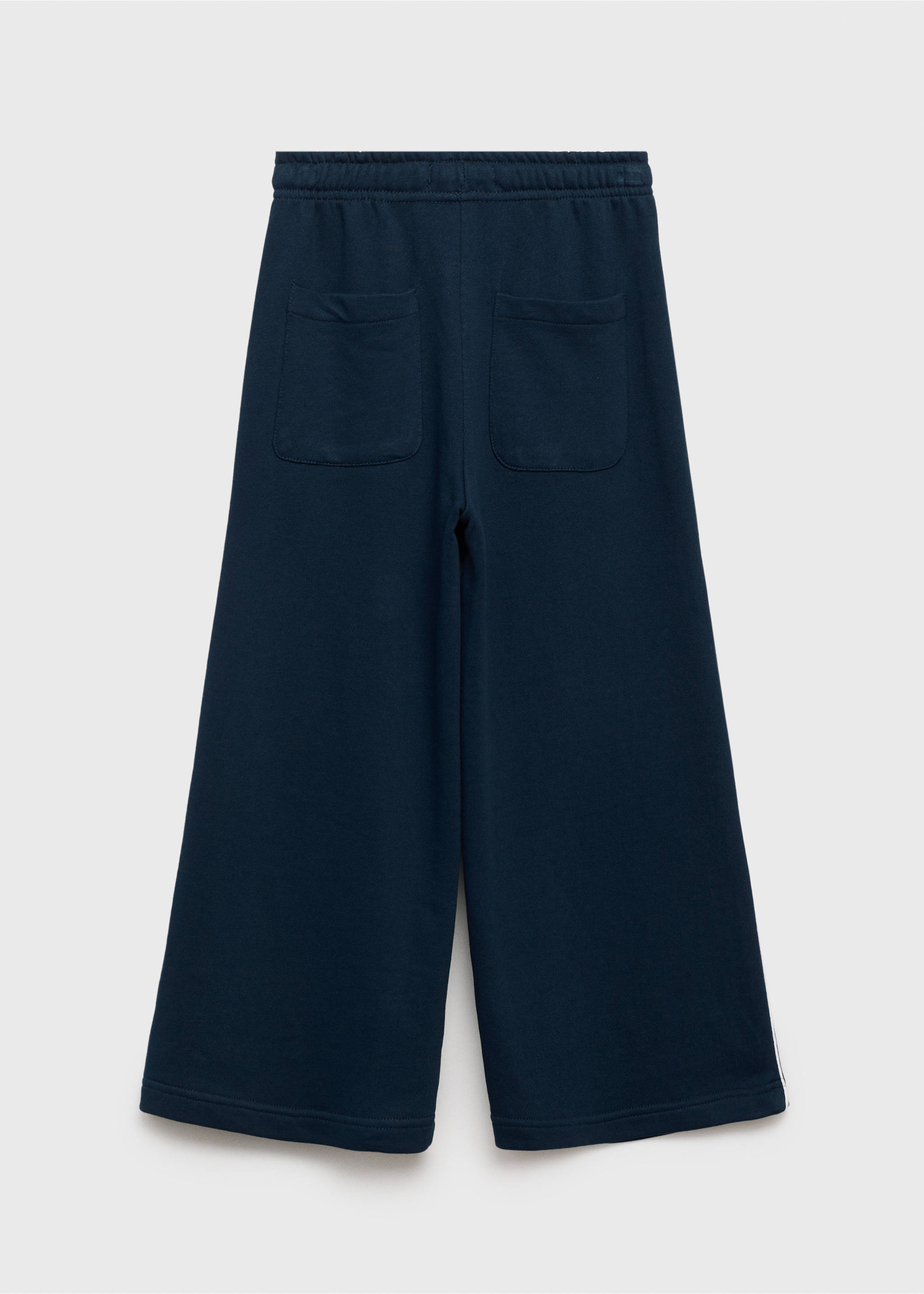 Joggers with side stripe - Reverse of the article, Navy. Ref: 17063288-00.