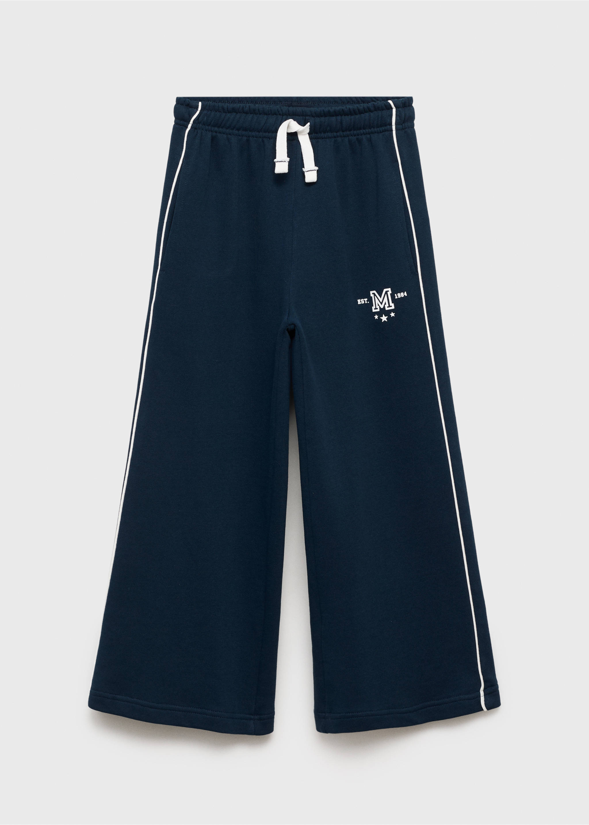 Joggers with side stripe - Article without model, Navy. Ref: 17063288-00.