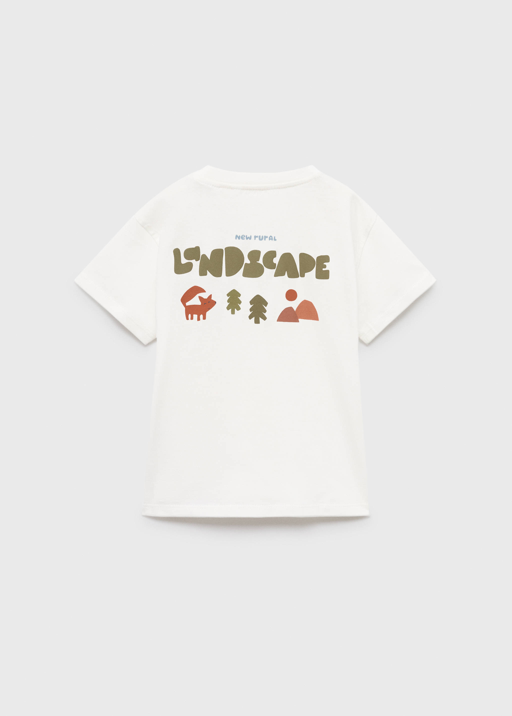 Camiseta algodón estampada - Reverso del artículo