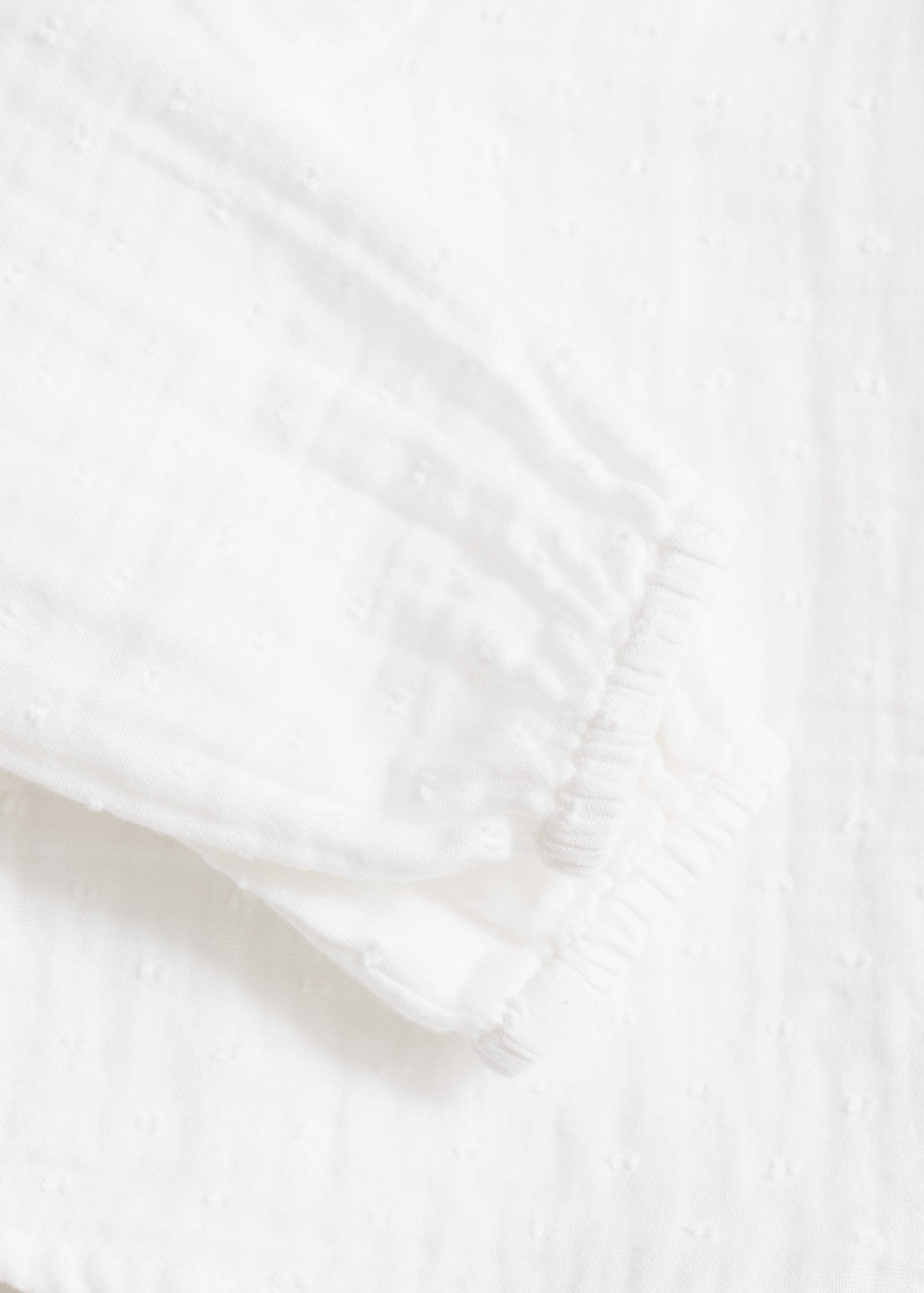 Baby-collar crinkled shirt - Details of the article 0