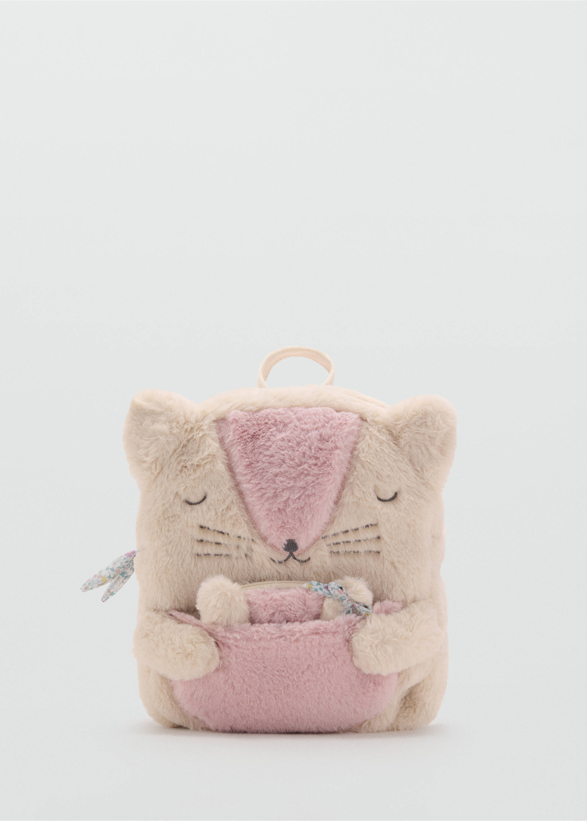 Kätzchen-Rucksack - Artikel ohne Model, Sandfarben. Ref: 17063295-00.