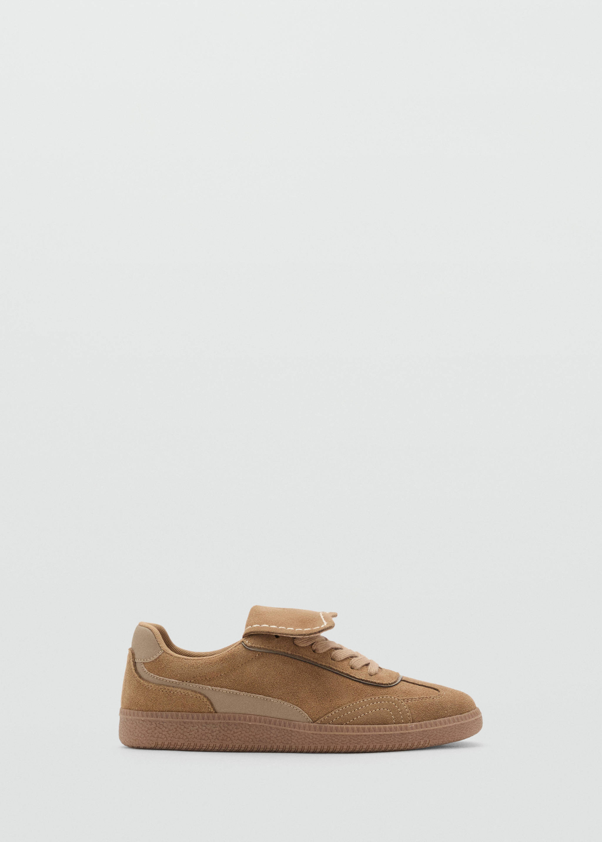 Combined suede leather sneakers - Article without model