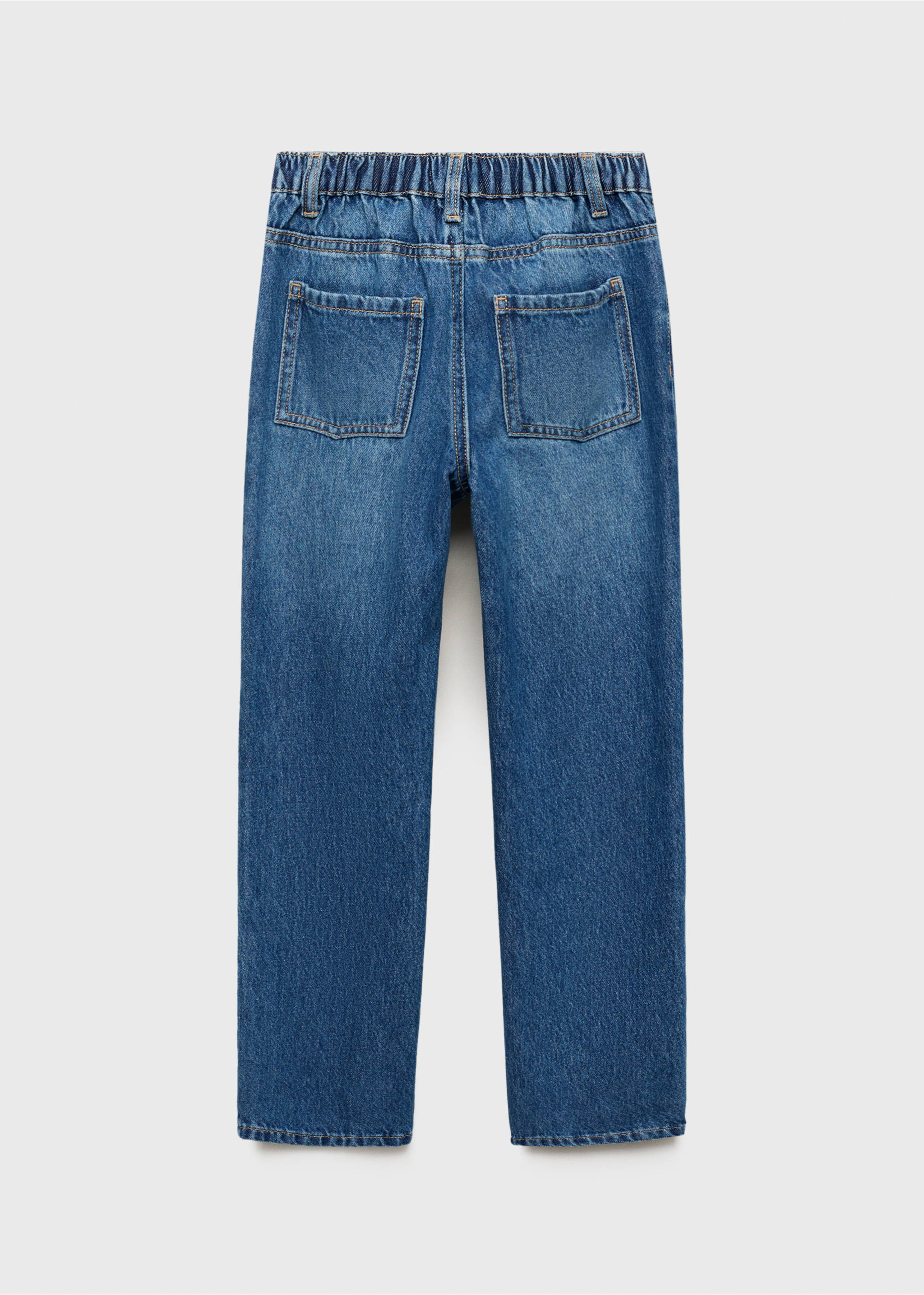 Regular straight jeans - Reverse of the article, Medium Blue. Ref: 17063303-00.