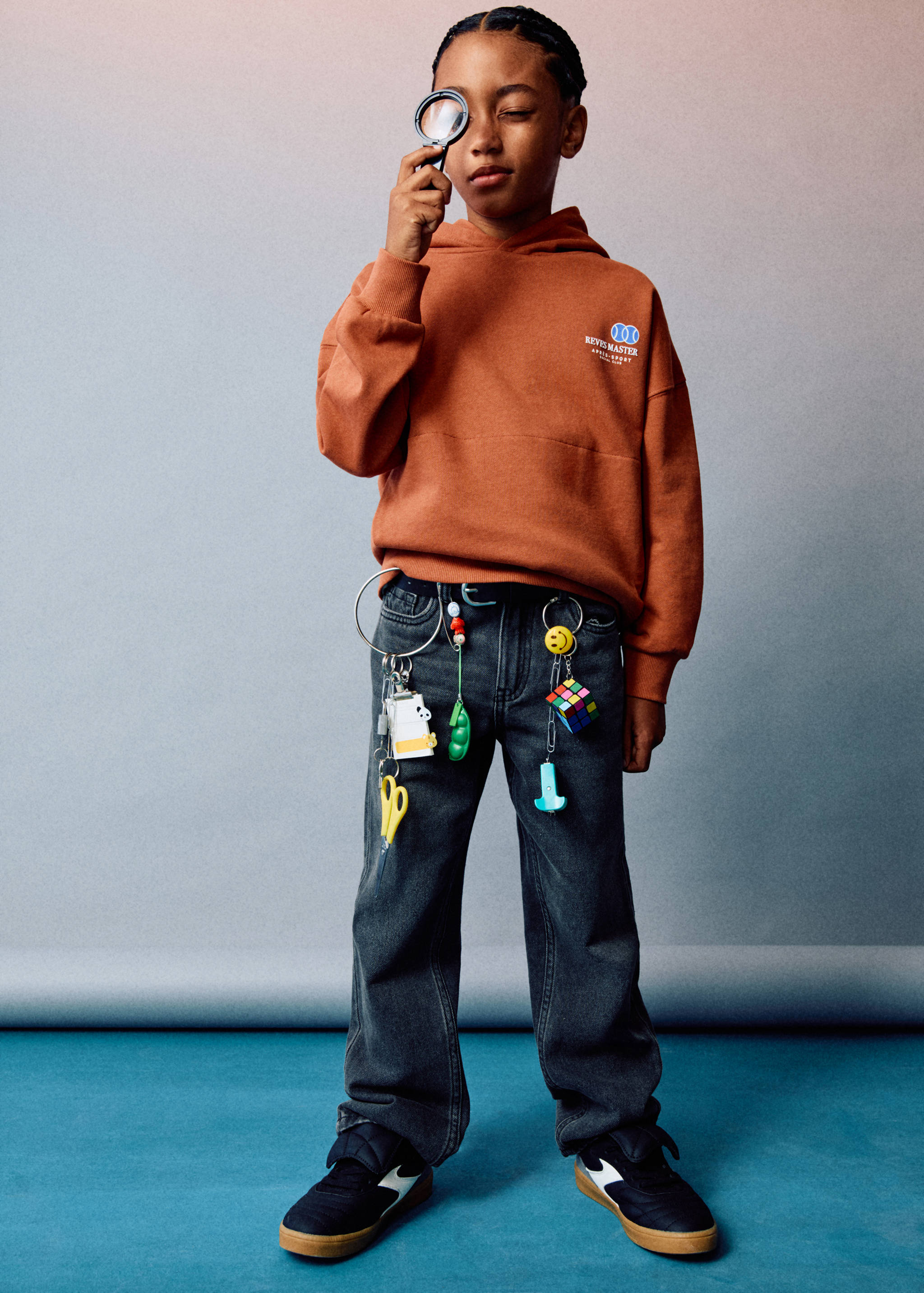 Regular straight jeans - Details of the article 3