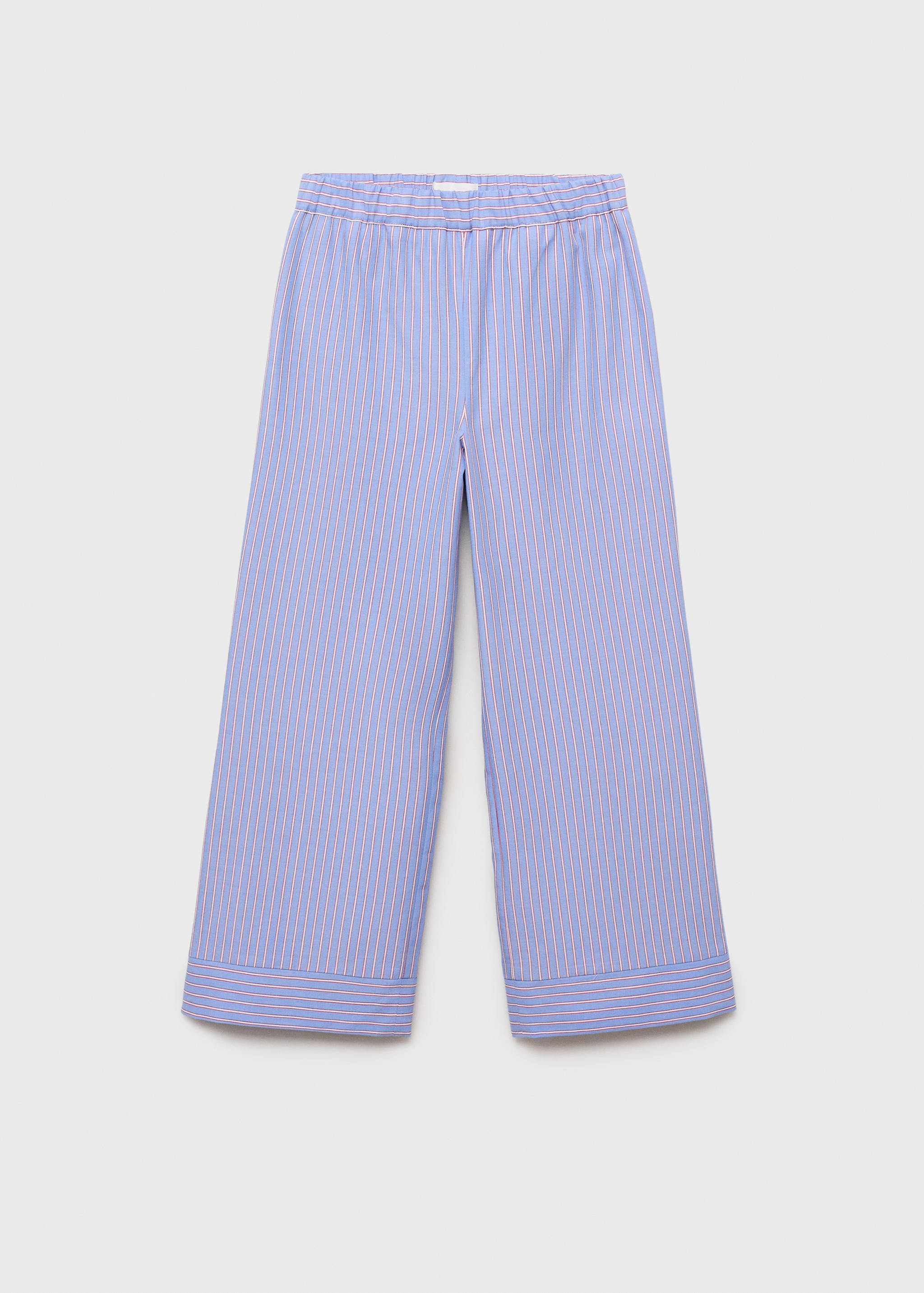 Striped cotton trousers - Article without model