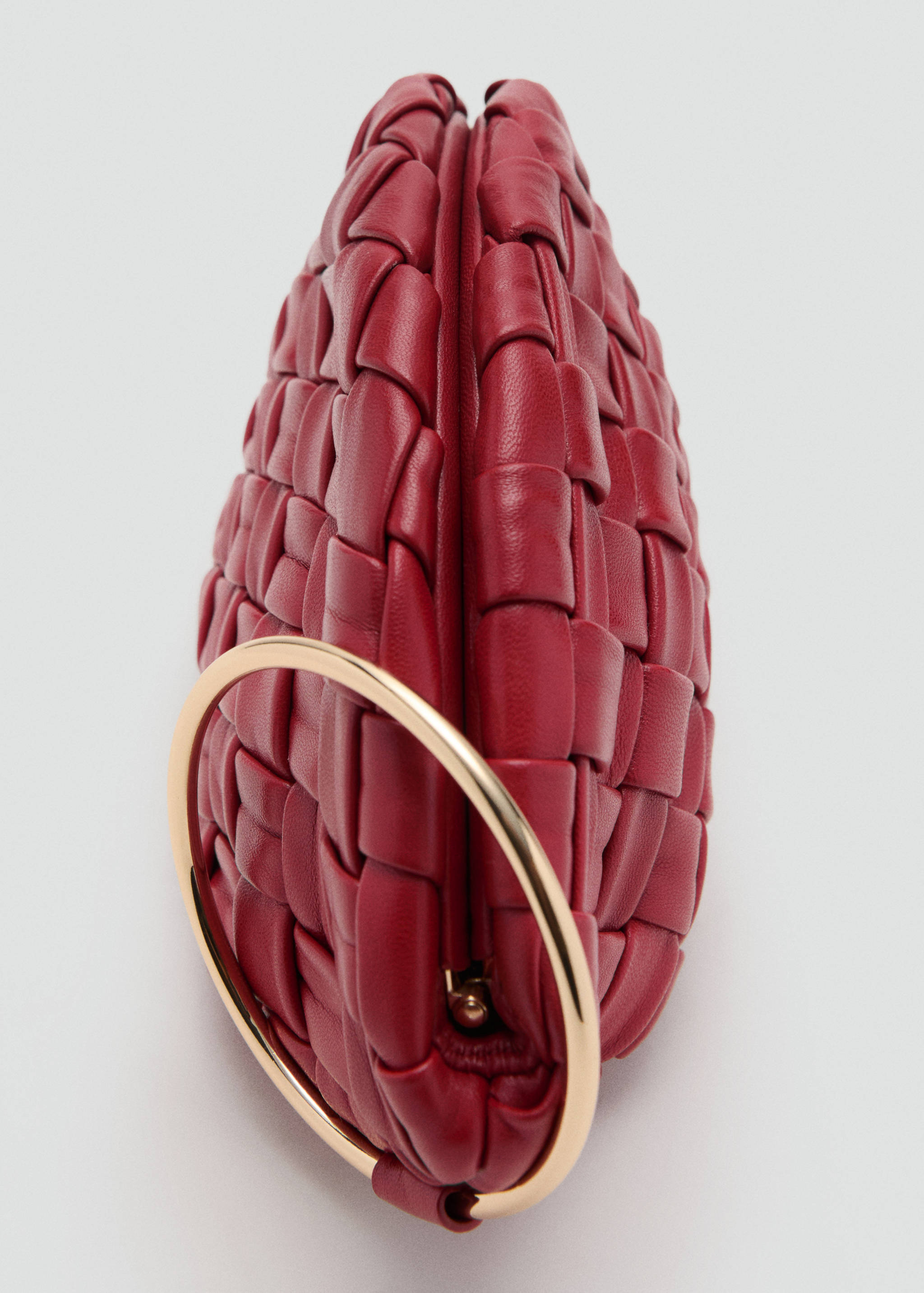 Braided leather clutch bag - Details of the article 2
