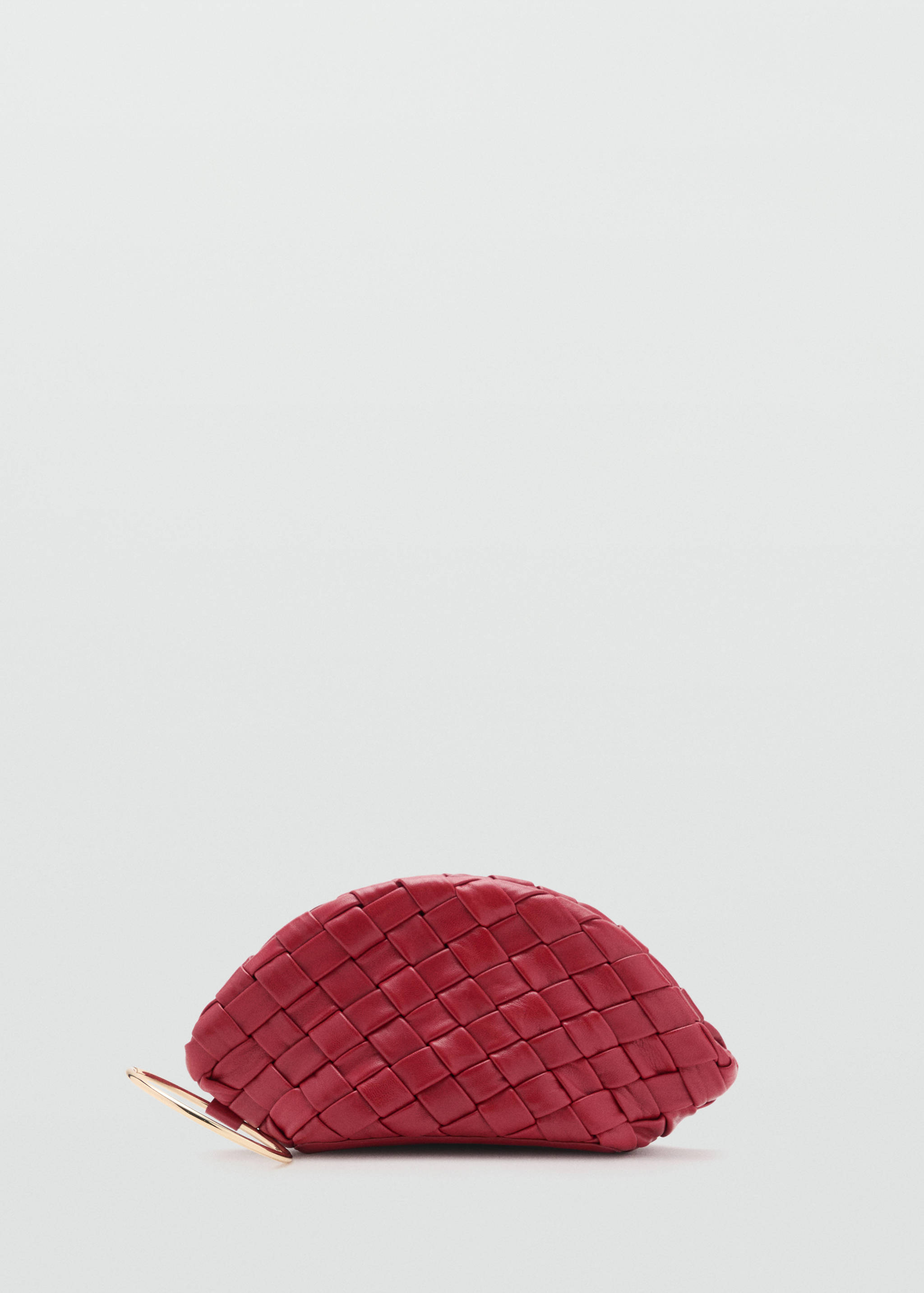 Braided leather clutch bag - Article without model