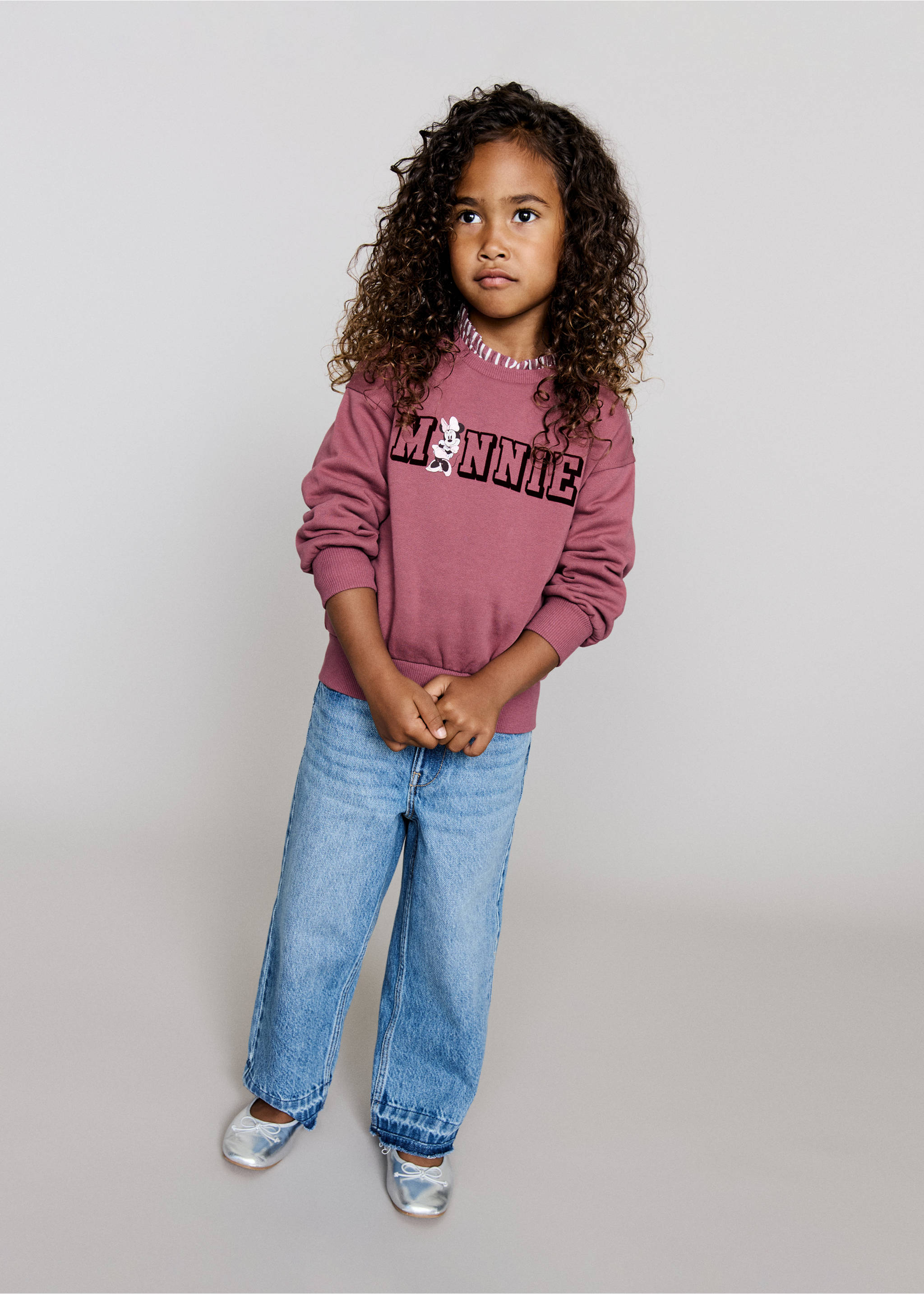 Minnie Mouse sweatshirt - General plane, Maroon. Ref: 17063321-00.